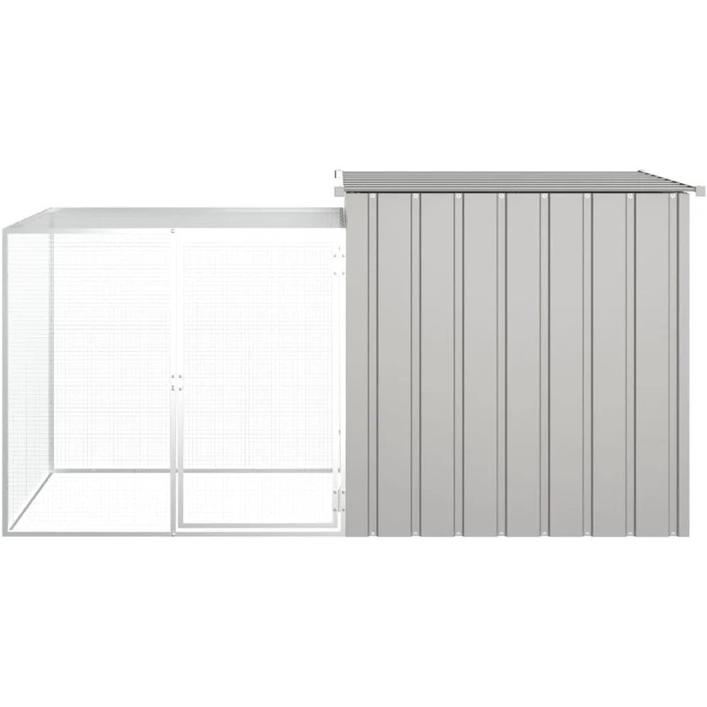 Klatka dla kur Stal ocynkowana szara 200x91x100 cm, CIADAZ Klatka dla Królików, Klatka Świnki, Klatka chomika, Klatka dla kotów, Klatka Szynszyla, Skrzynia dla Królików - SPU:171546
