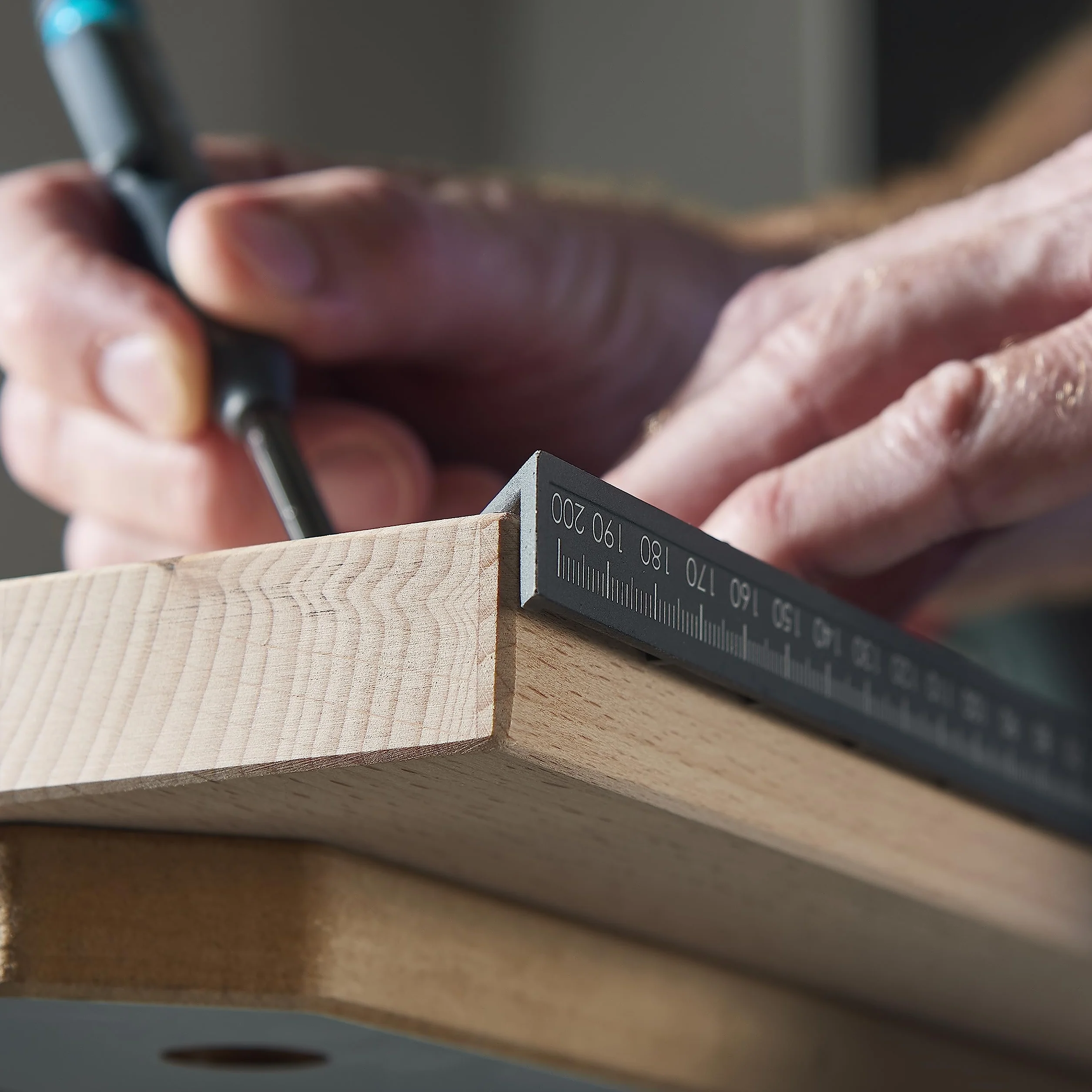 wolfcraft Kąty pomiarowe i oznaczające Vario 3D PRO I 5219000 I składane narzędzie pomiarowe do powierzchni i trójwymiarowych przedmiotów, tworzywo sztuczne