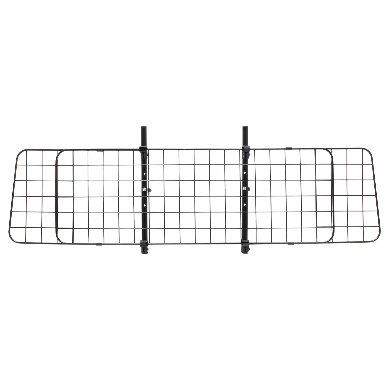 Wiltec Kratka dla psa do samochodu, model D, wysokość 40 cm, regulowana szerokość 118-129 cm, kratka działowa, uniwersalne zastosowanie do bagażnika