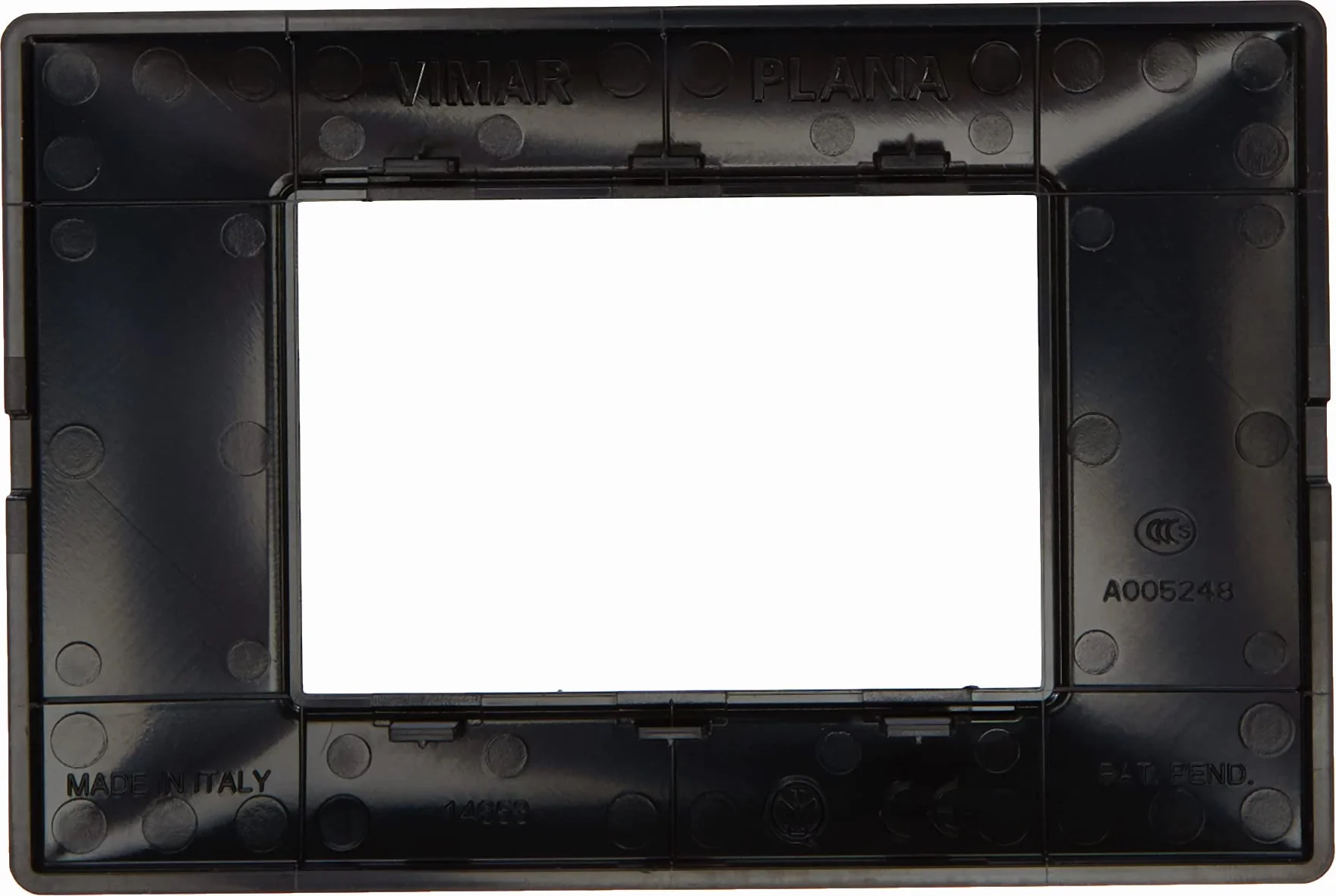 Placca 3M nero 14653.05