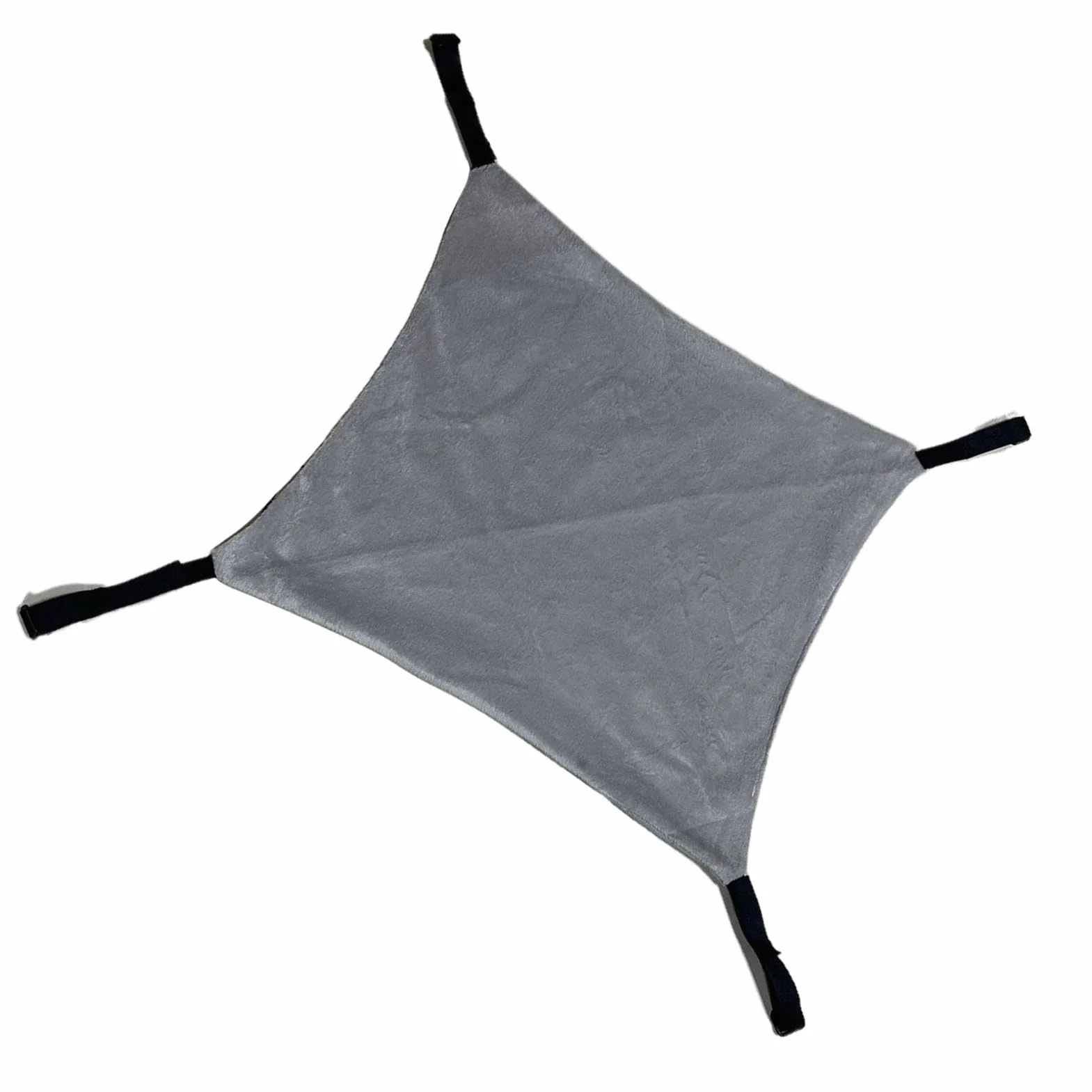 Cat Hammock, Adjustable Soft Swing 15.75x15.75 Inches, Double-Sided Comfortable Sleeping Pad, Breathable Resting Bed, Cage Hanging Accessory for Kittens, Small Pets, Rabbits