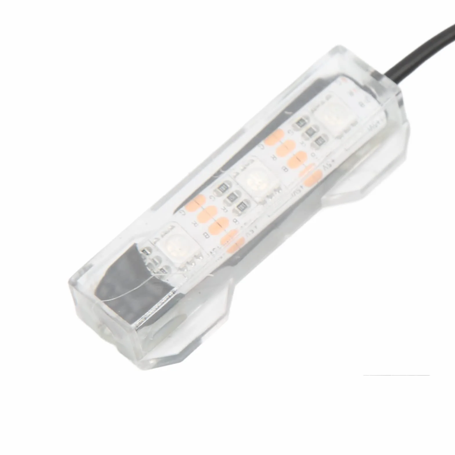 Światło akwarium LED USB z pilotem zdalnego sterowania, miękkie światło akwarium z pilotem USB światło akwarium łatwe w użyciu dla małych akwariów dla (zdalne światło