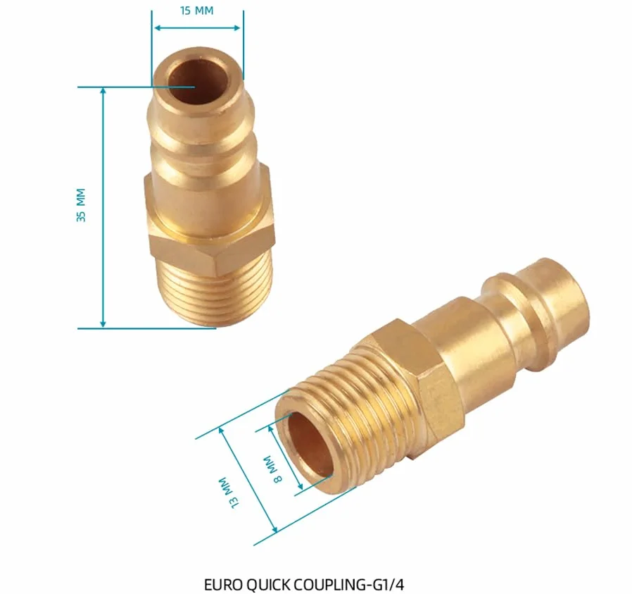 Fengda Europe Szybkie złącze BD-118K z adapterami 1/8" i 1/4"