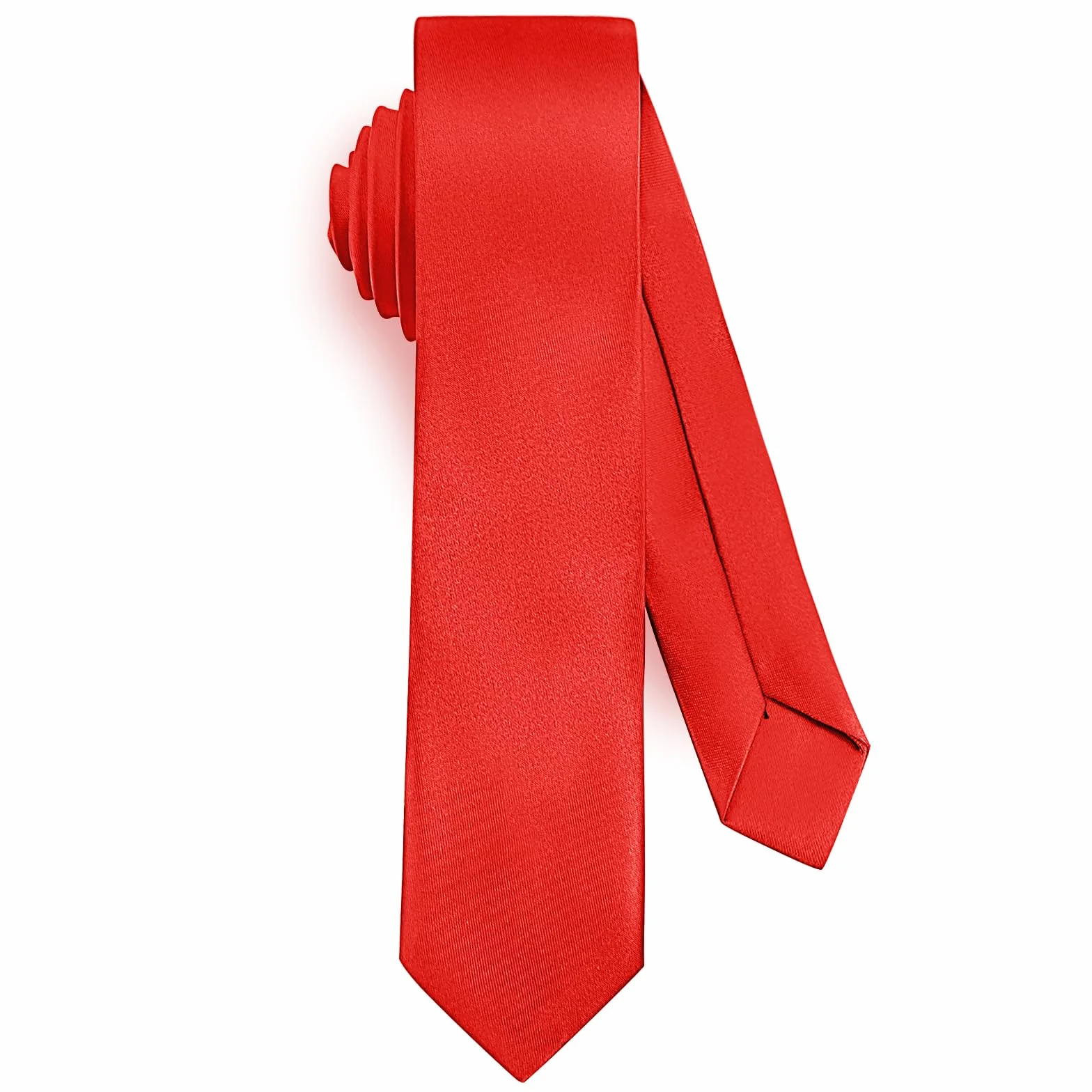 URAQT Krawaty męskie, 5 cm wąskie krawaty, jednolity kolor, klasyczne formalne krawaty, akcesoria odzieżowe prezent, modne męskie krawaty na ślub, imprezę, biznes biznesowy