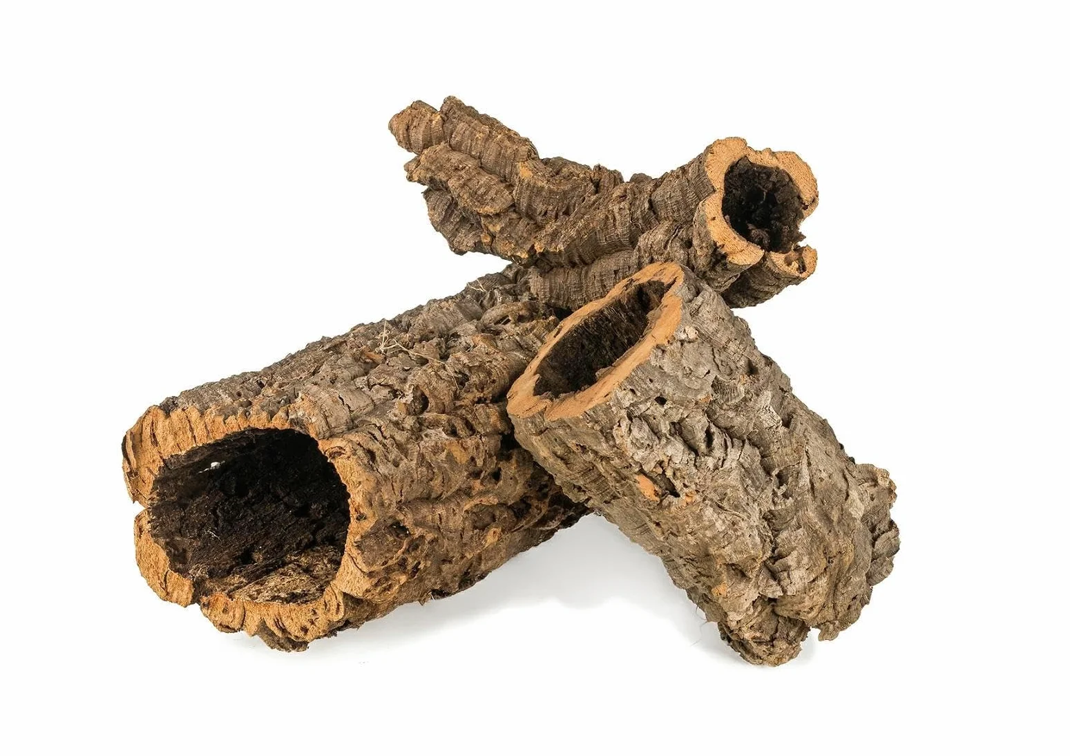 Rurka korkowa Happet - naturalna kora dębu korkowego – akcesorium wspinaczkowe dla gadów, bezkręgowców i małych ssaków, uniwersalne i estetyczne do terrariów i wolier (10-15 cm x 20 cm)