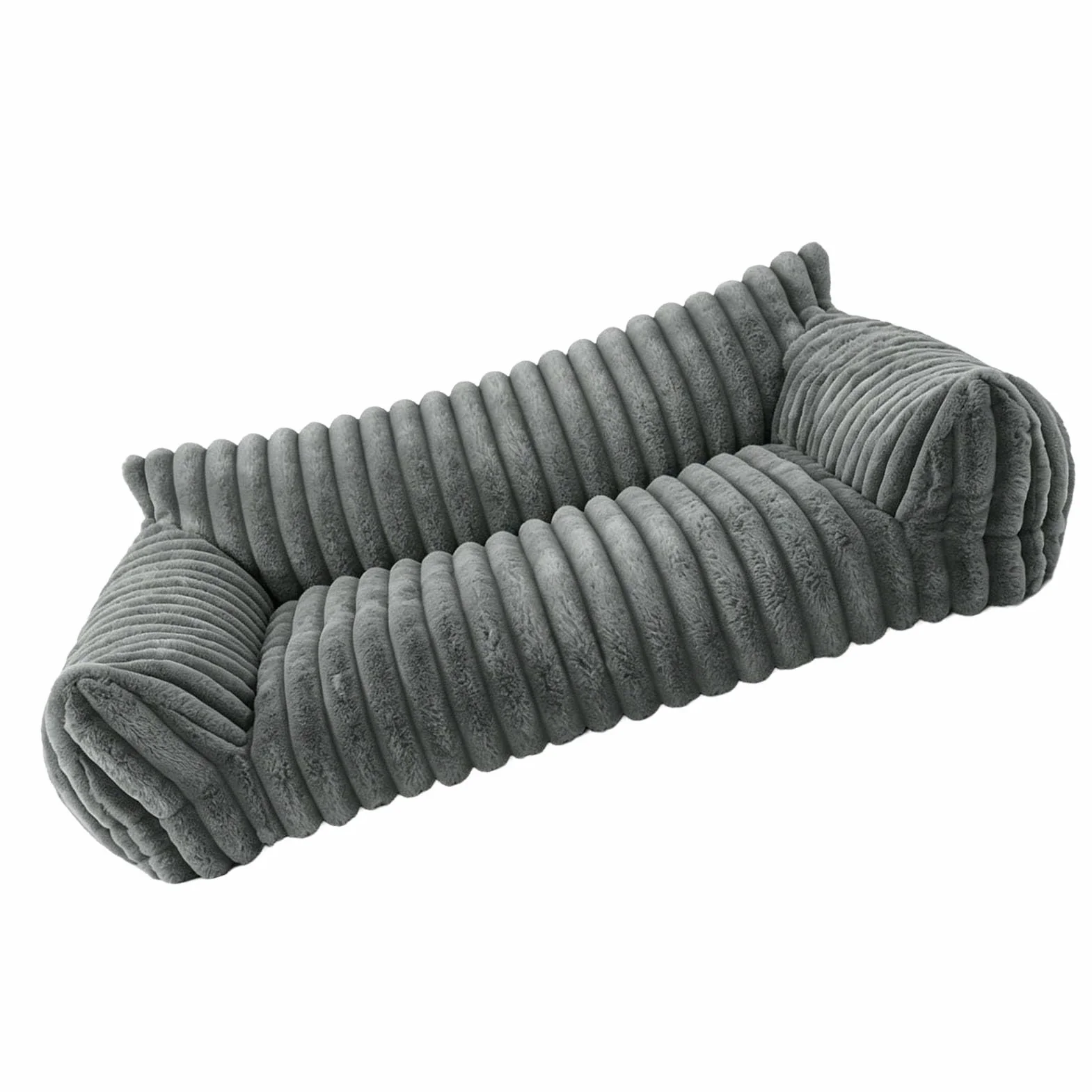 Legowisko dla Psa, Zmywalna, Wygodna, Ciepła i Miękka Sofa z Oparciem dla Małych Kotów i Psów (M75*50 * 20 cm)
