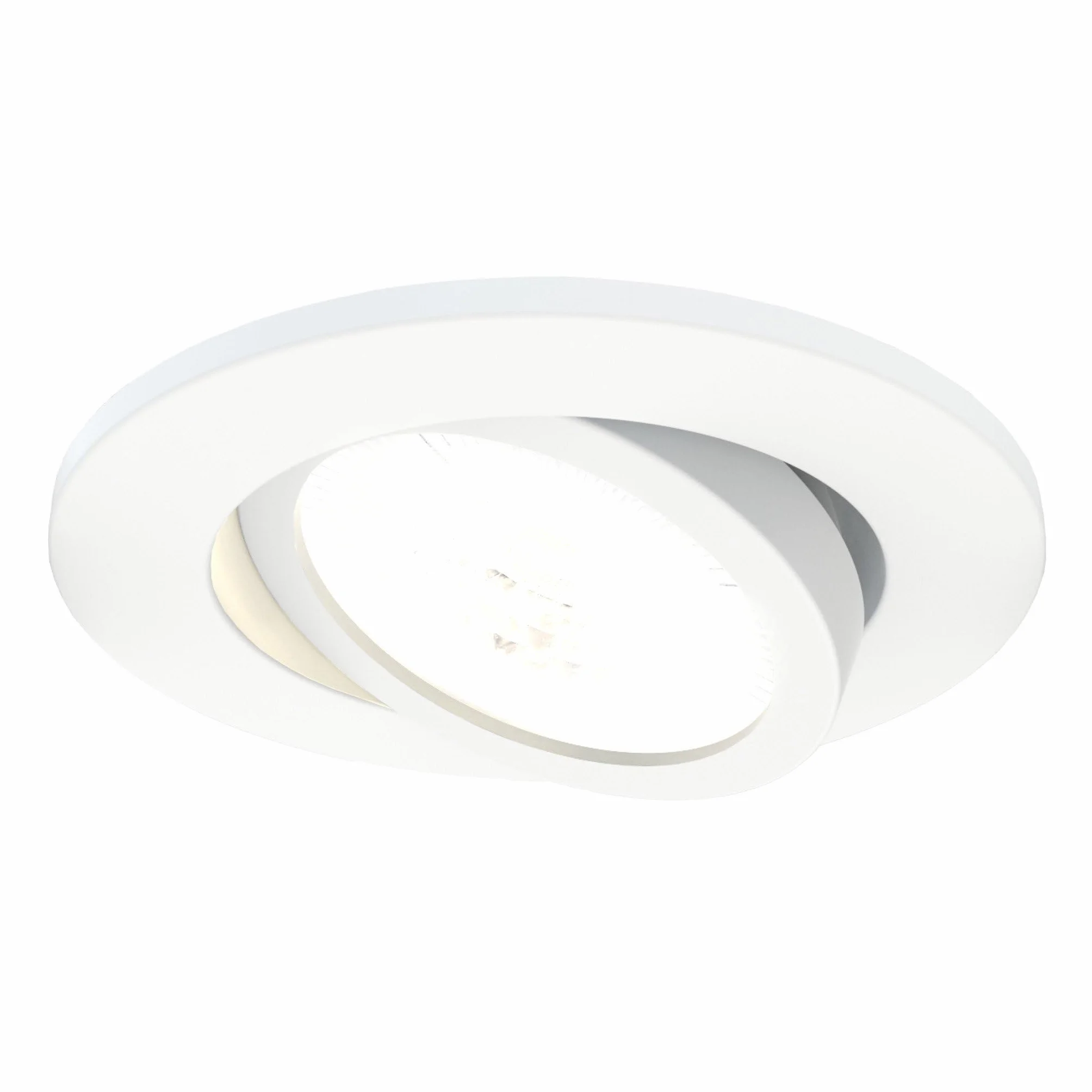 Ledvion Reflektor wpuszczany LED, biały, 7 W, IP65, CCT, COB, Ø90 mm, możliwość ściemniania, łatwa instalacja, 5 lat , wpuszczane reflektory do łazienki, ściemnialna lampa LED