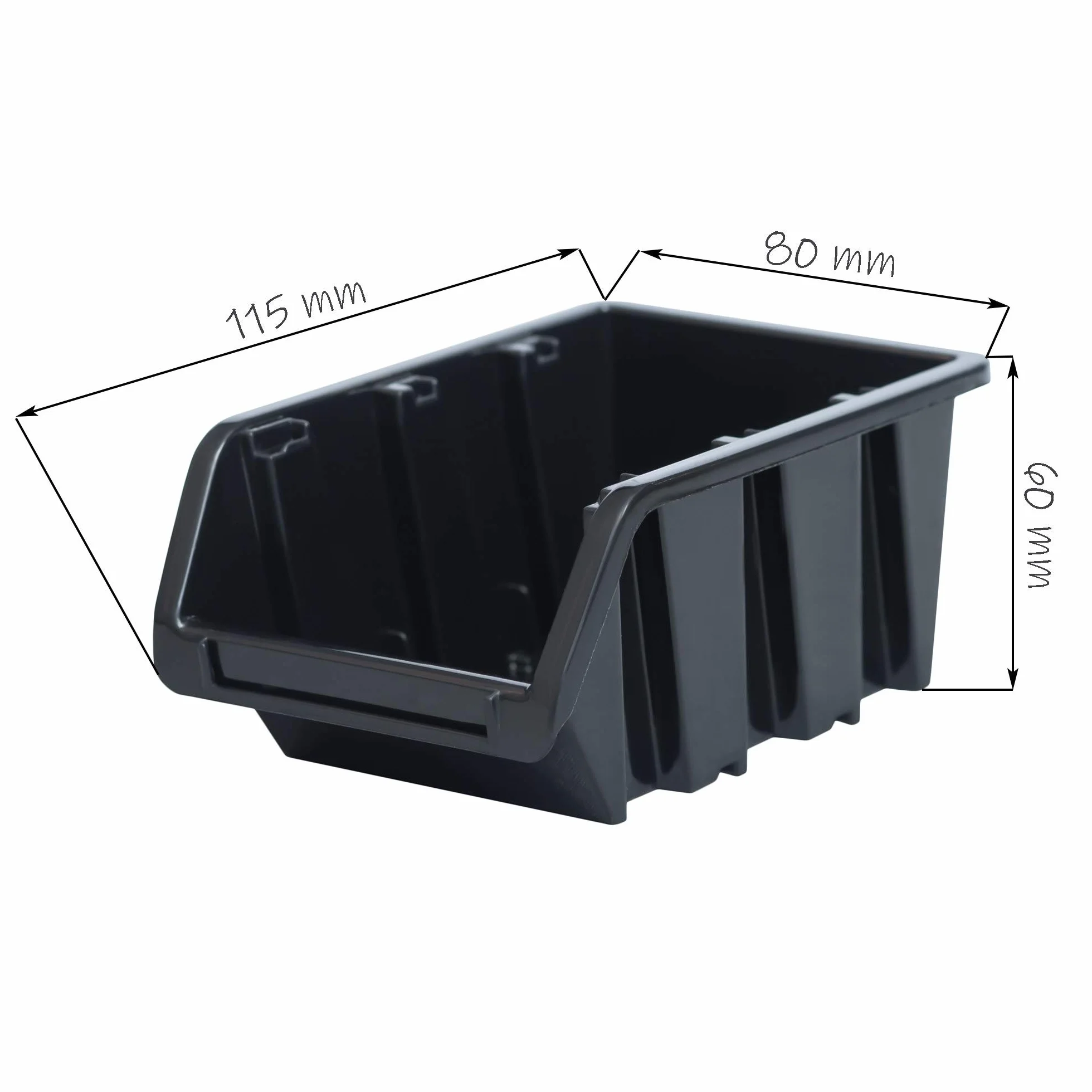 System Magazynowy 39x78 cm, Pudełka do Układania w Stos, Uchwyt na Narzędzia, Regał Ścienny