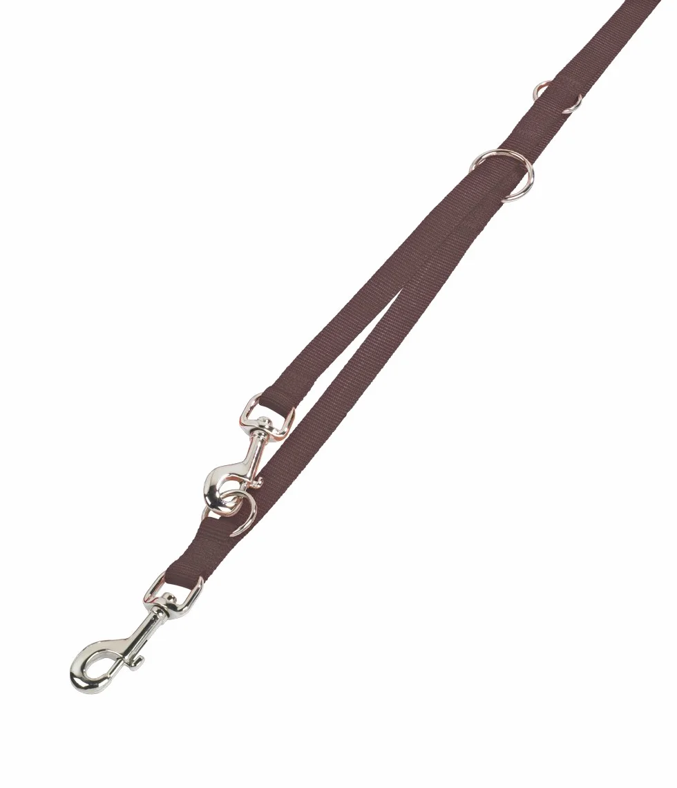 Nobby Smycz prowadząca Classic, brązowa dł.: 200 cm, szer.: 15 mm, 1 sztuka
