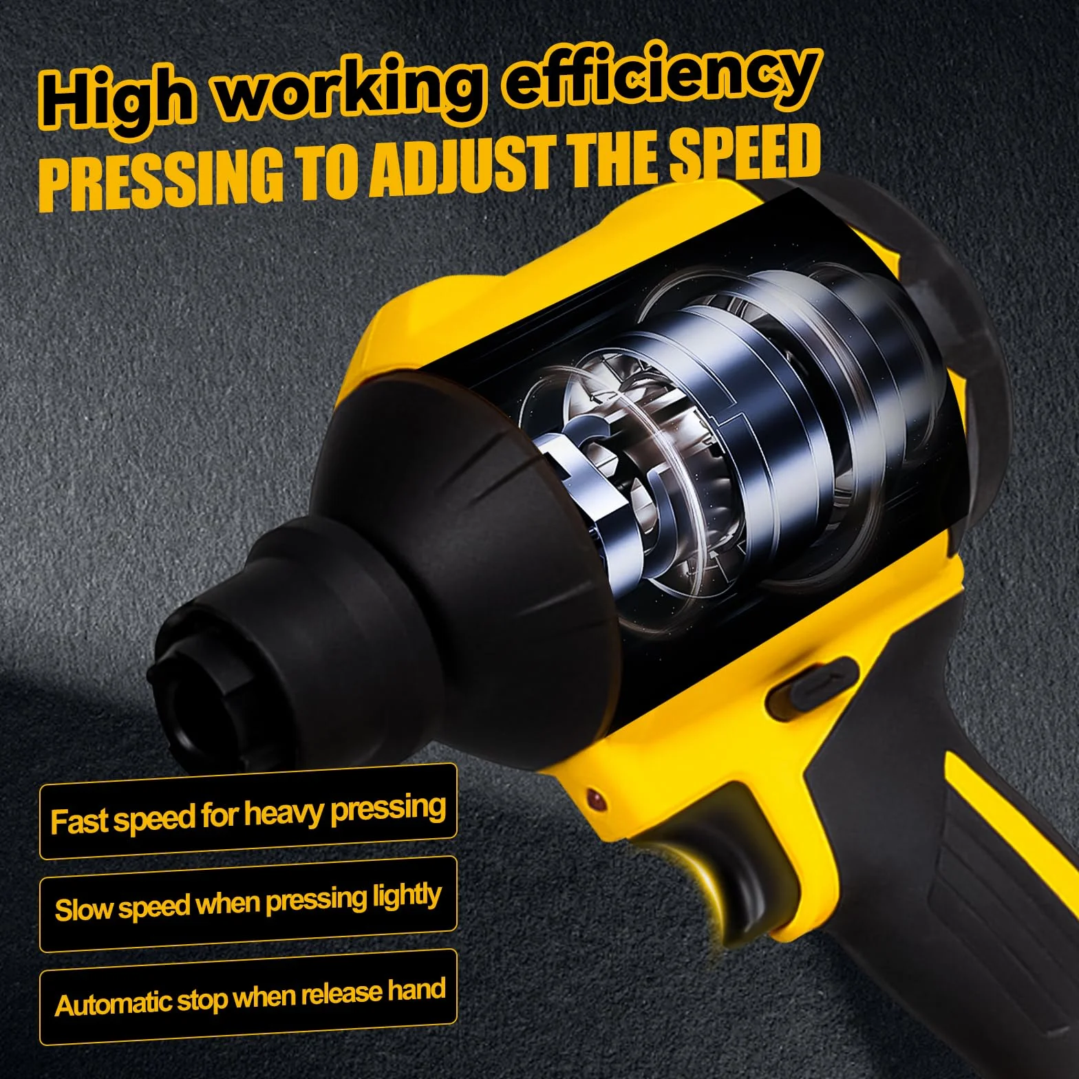 Dewalt bezprzewodowa dmuchawa 20V 1000W 40000 obr/min LED 8 dysz