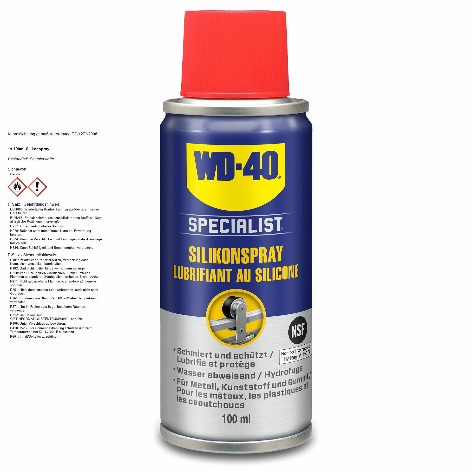WD-40 Specialist Spray silikonowy 100 ml