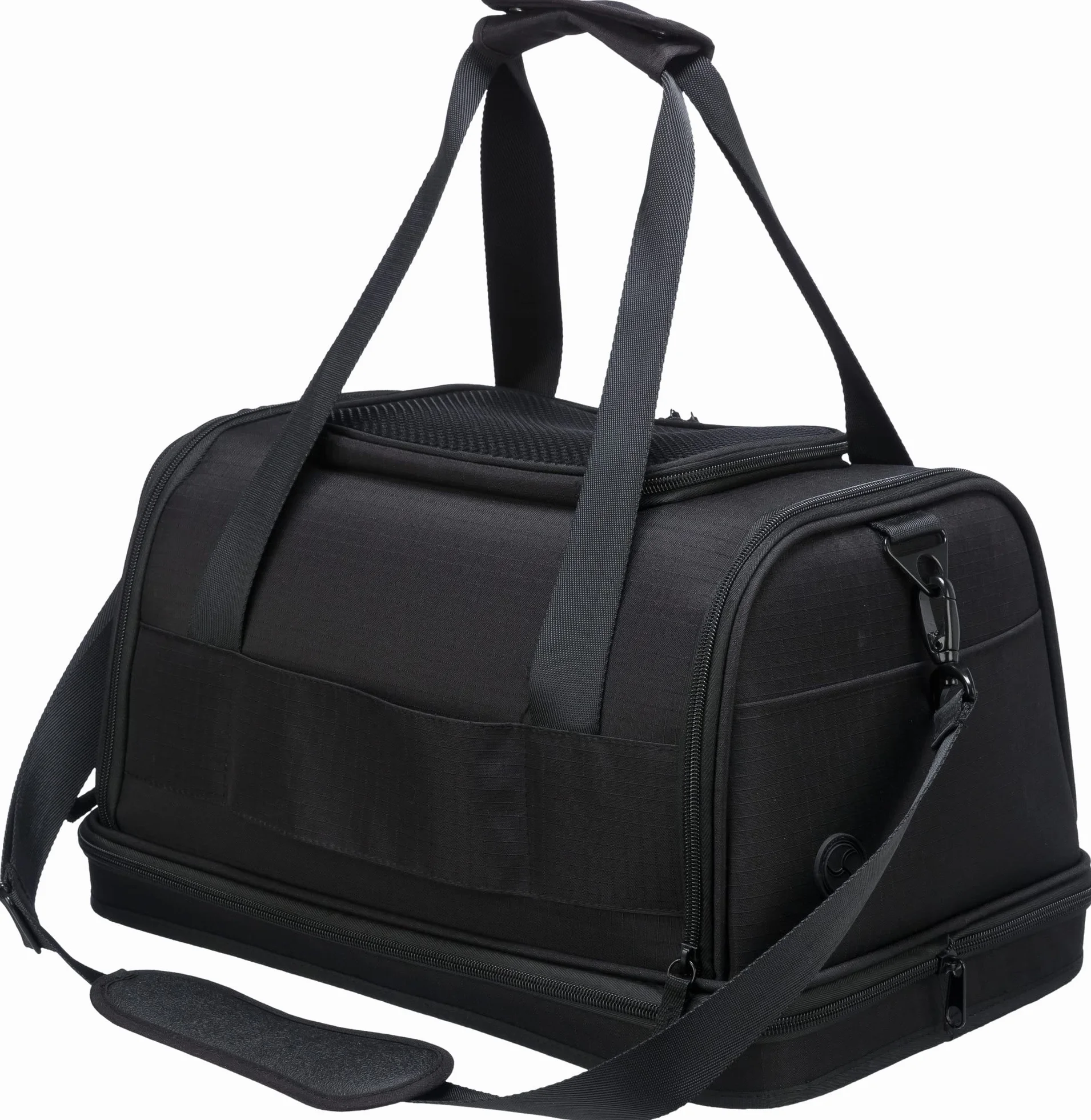 TRIXIE Airline 28904 torba podróżna, samolot, torba podróżna dla psów, 28 × 25 × 44 cm, czarna