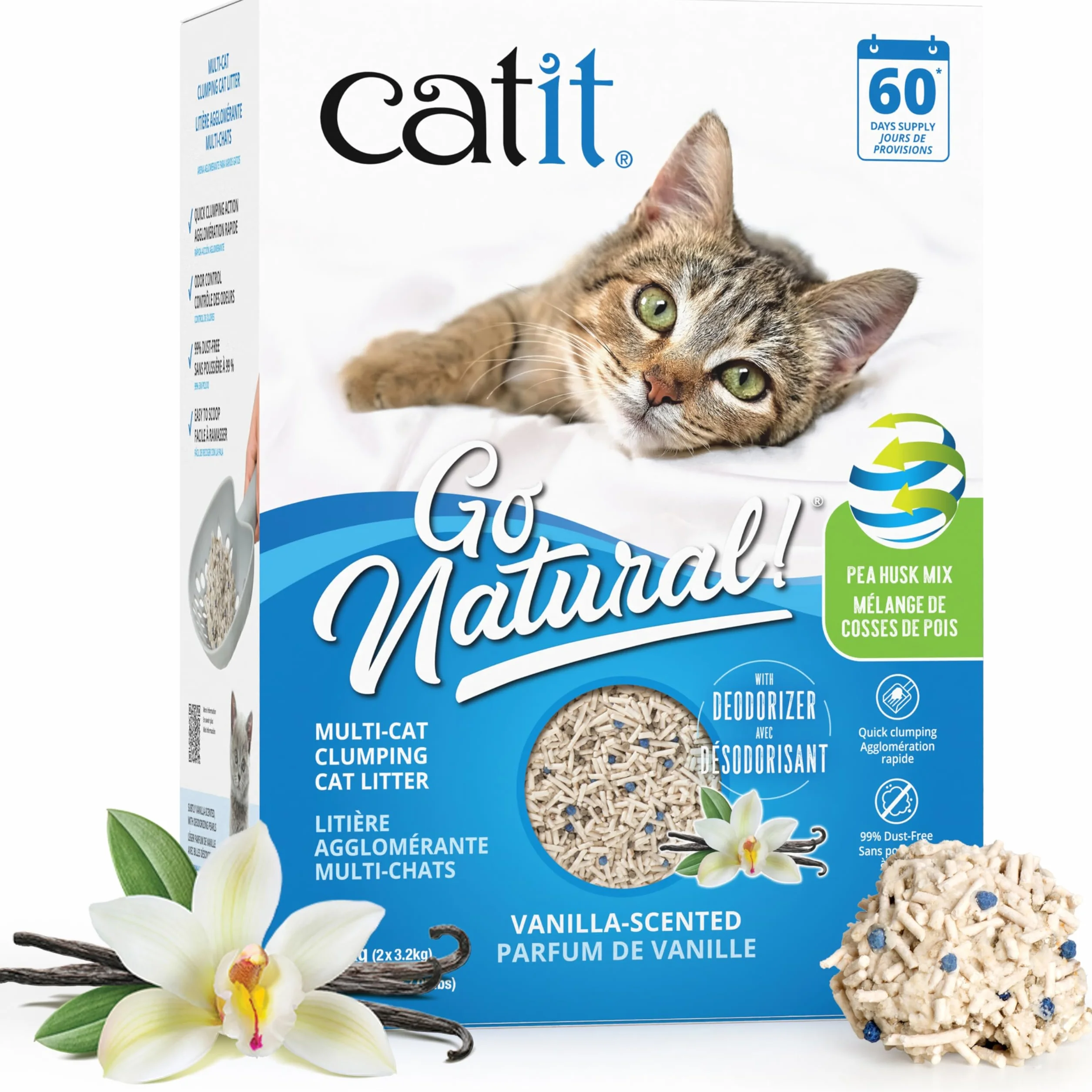 Catit Go Natural Mix Piasek Aglomeracja dla wielu kotów