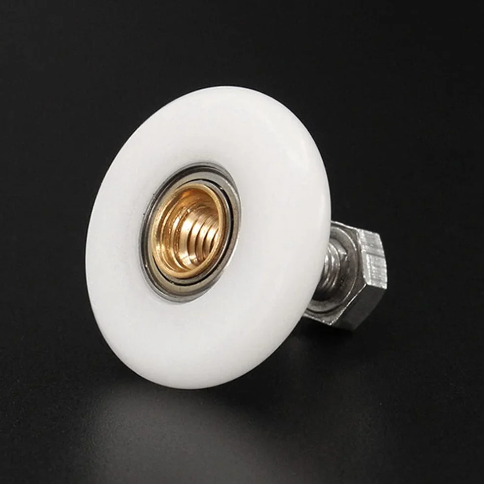 NA 4 szt. Wymienne rolki do drzwi prysznicowych / szyny / koła 20 mm/23 mm/25 mm/27 mm średnicy