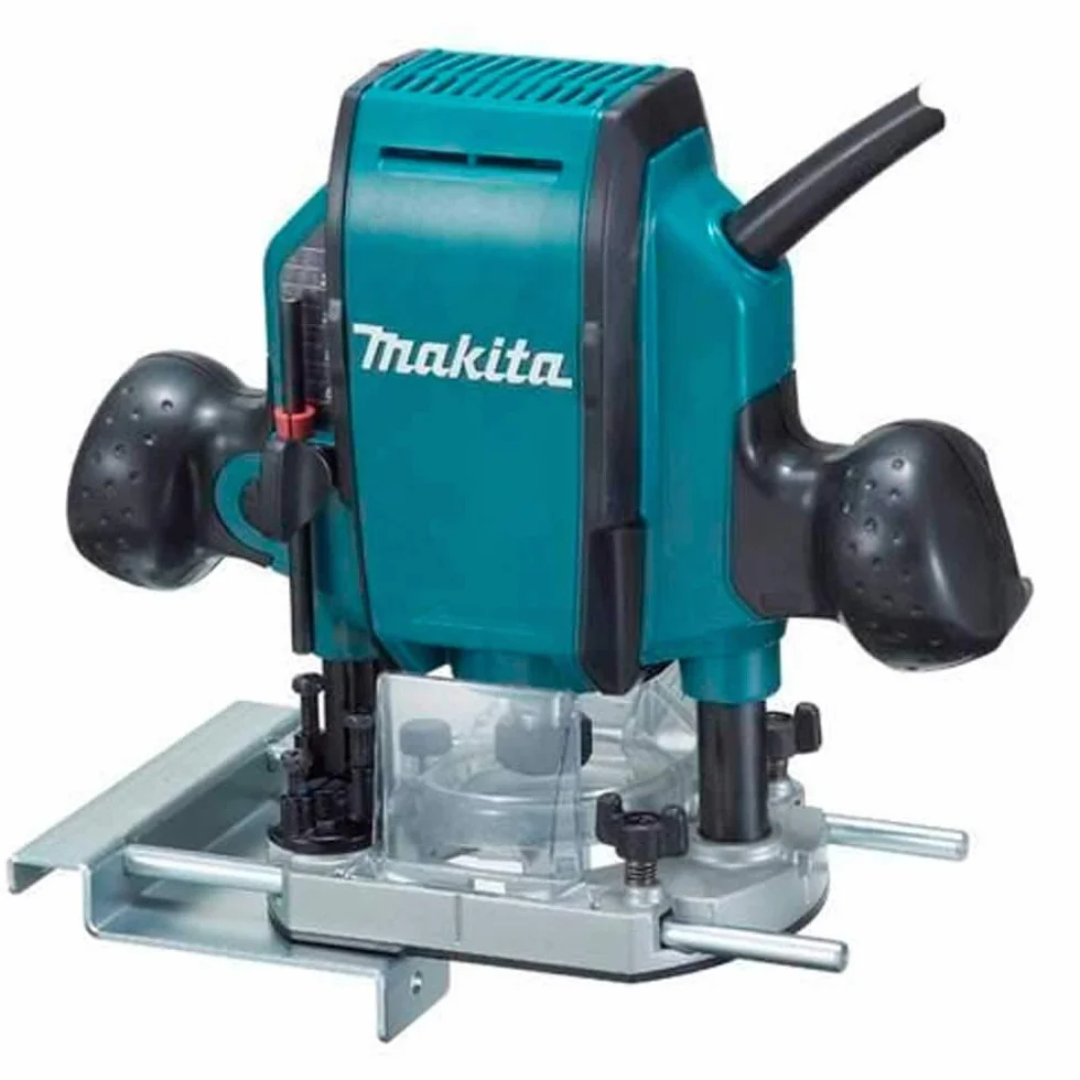 Makita Rp0900 Frezarka Górnowrzecionowa, 900 W, 230 V, Czarny/Niebieski, 35 mm