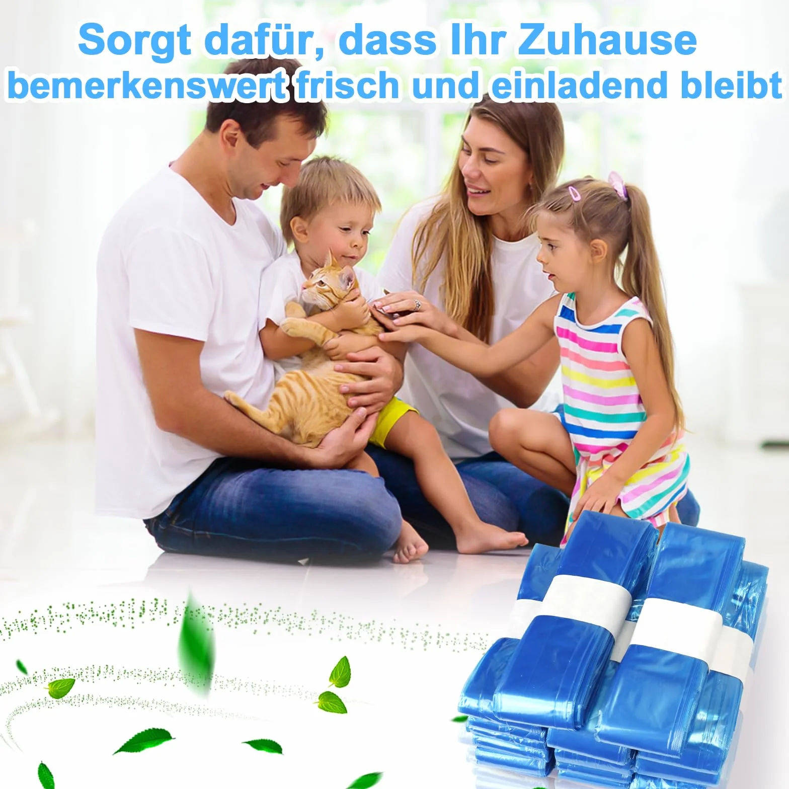 Opakowanie uzupełniające żwirek dla kotów, 12 sztuk pierścieni do folii uzupełniającej, worek do uzupełniania, kompatybilny z Litter Genie XL & LitterLocker