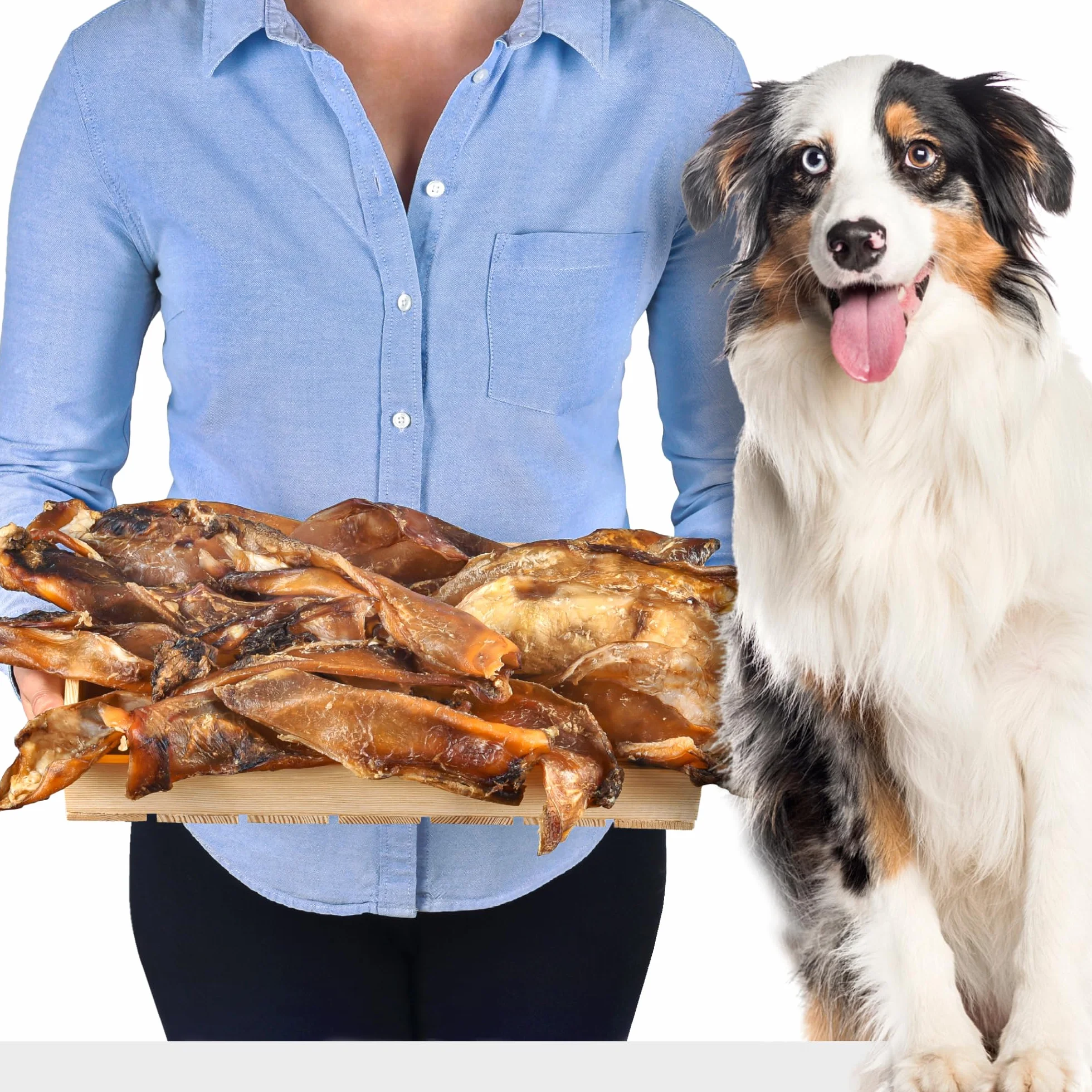 Chrząstka wołowa dla psów 1 kg (ok. 15-20 sztuk) | naturalna przekąska do żucia ze 100% wołowiny | wzmacnia stawy i pielęgnację zębów | bez zbóż i bez dodatków