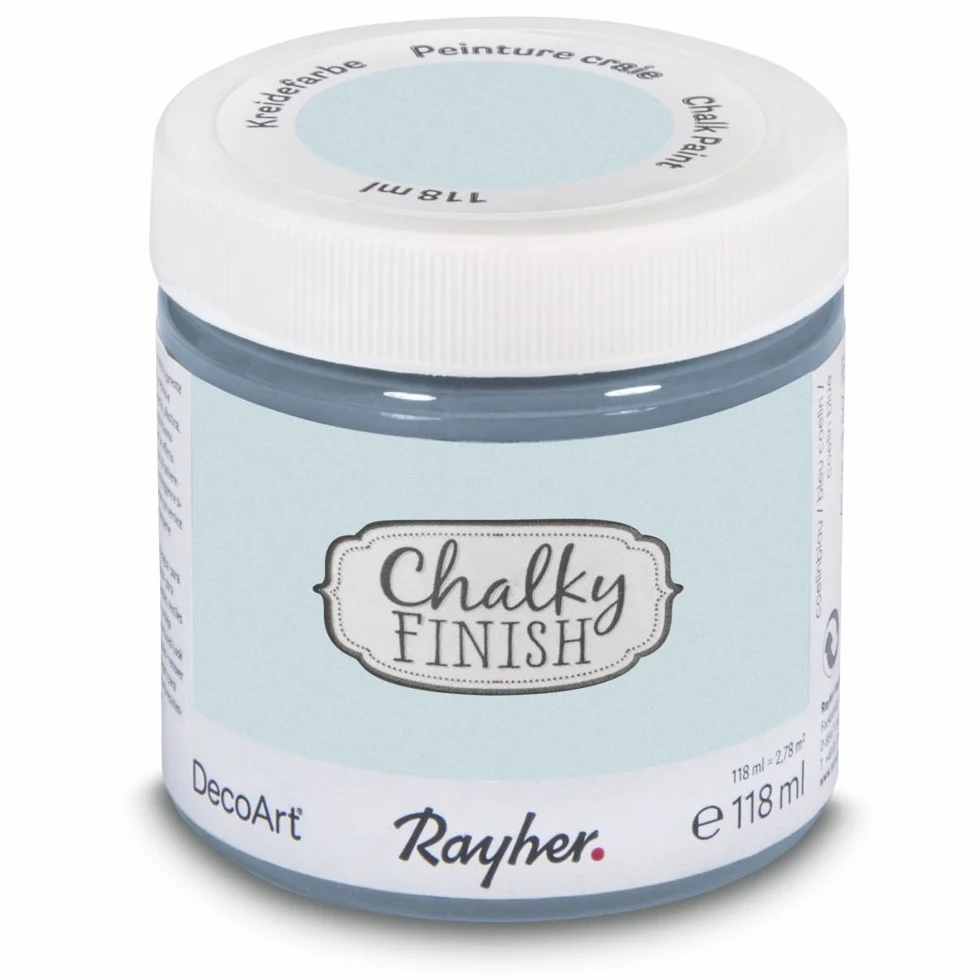Rayher farba kredowa Chalky Finish 118 ml niebiesko-szara