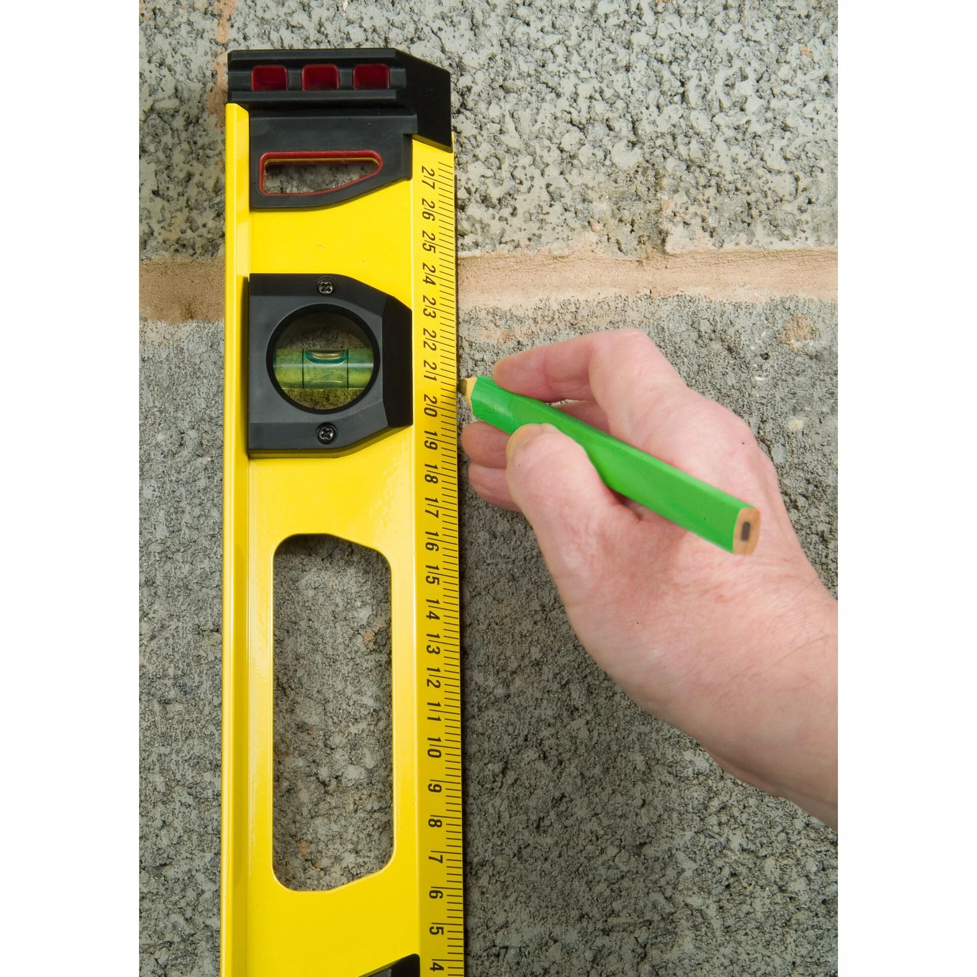 STANLEY Wytrzymały Nivel cuerpo perfilado FatMax 60 cm dla profesjonalistów i majsterkowiczów do codziennego użytku 60 cm