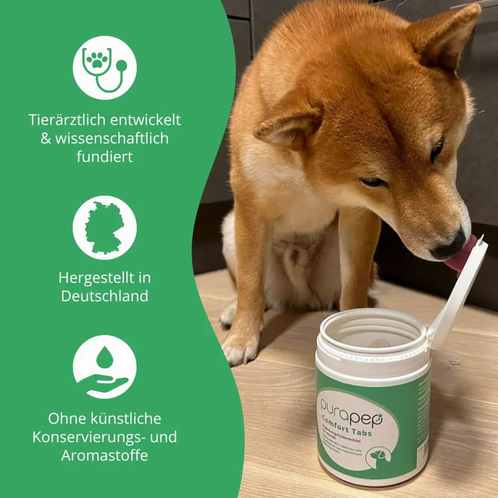 Proszek Comfort – łagodzi stres, lęk i agresję, wspomaga relaks. Naturalny środek uspokajający dla psów i kotów + tryptofan + witaminy z grupy B. Idealny na Sylwestra i fazy stresu. 280 g
