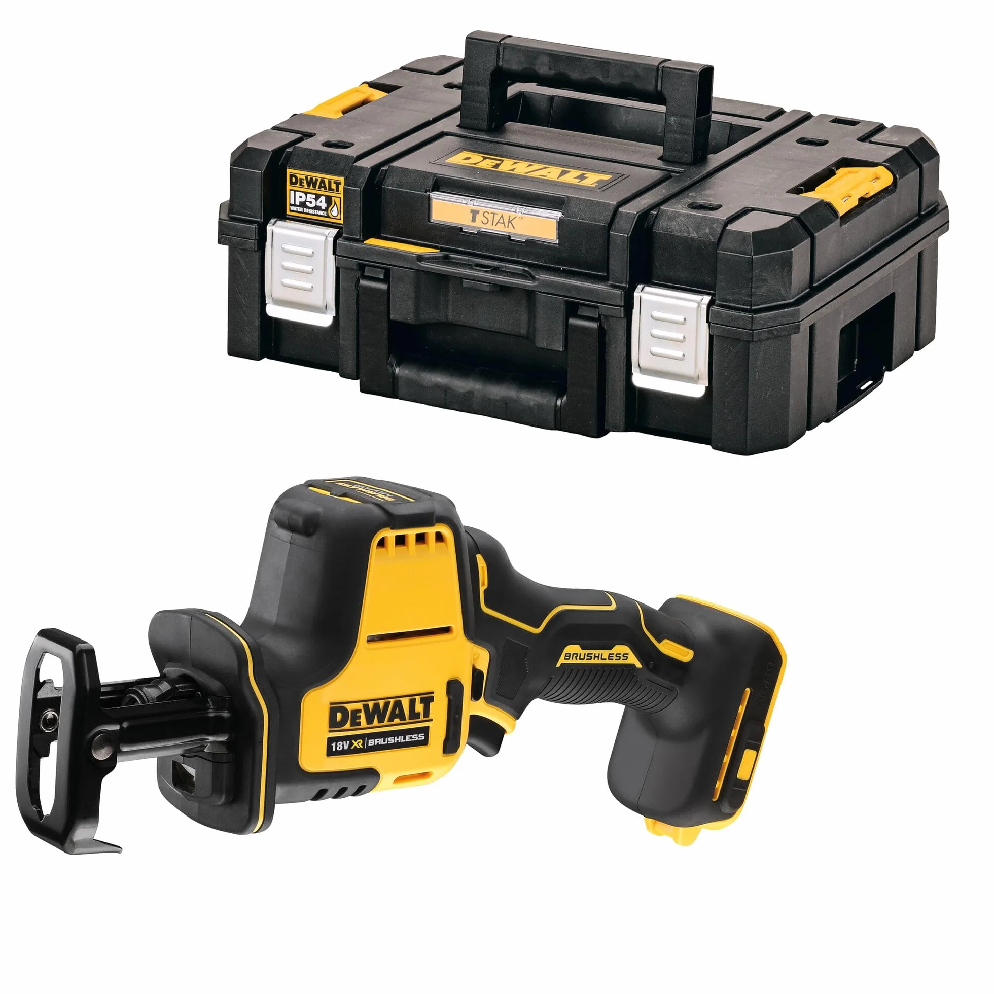DEWALT Precyzyjny Mini-piła sable xr 18v bez ładowarka/akumulator i walizka tstak ii dla profesjonalistów i majsterkowiczów do pracy profesjonalnej 18v
