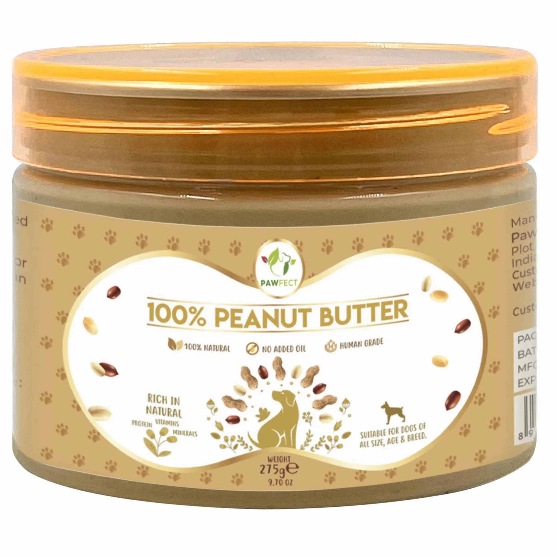 Pawfect masło orzechowe dla psa smakołyk 275 g