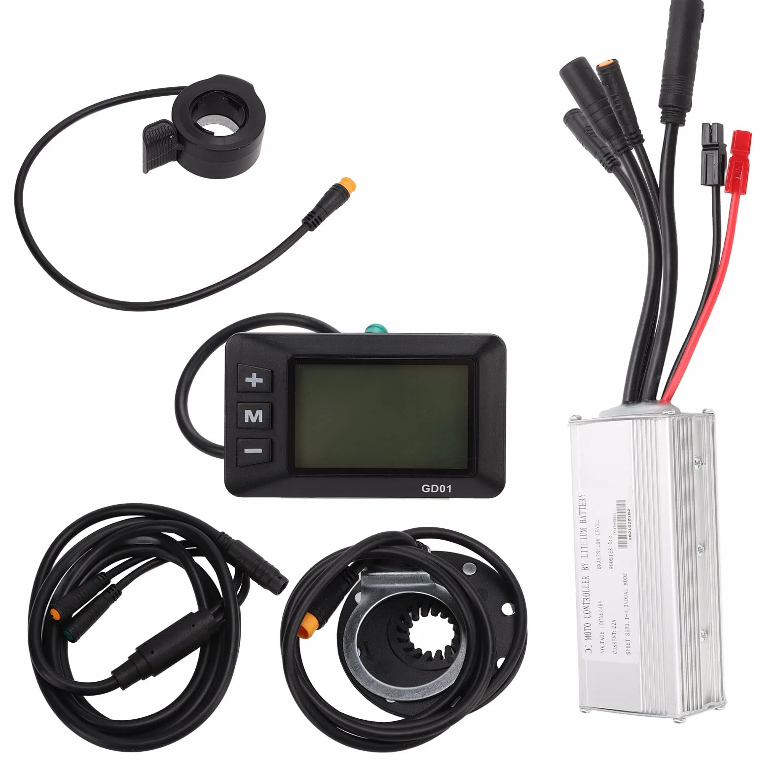 Sterownik Silnika Bezszczotkowy 36V/48V 500W 22A do Roweru Elektrycznego z panelem GD01
