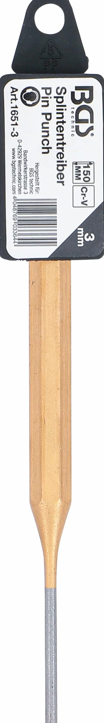 BGS 1651-3 | Wybijak zawleczek | 150 mm | 3 mm