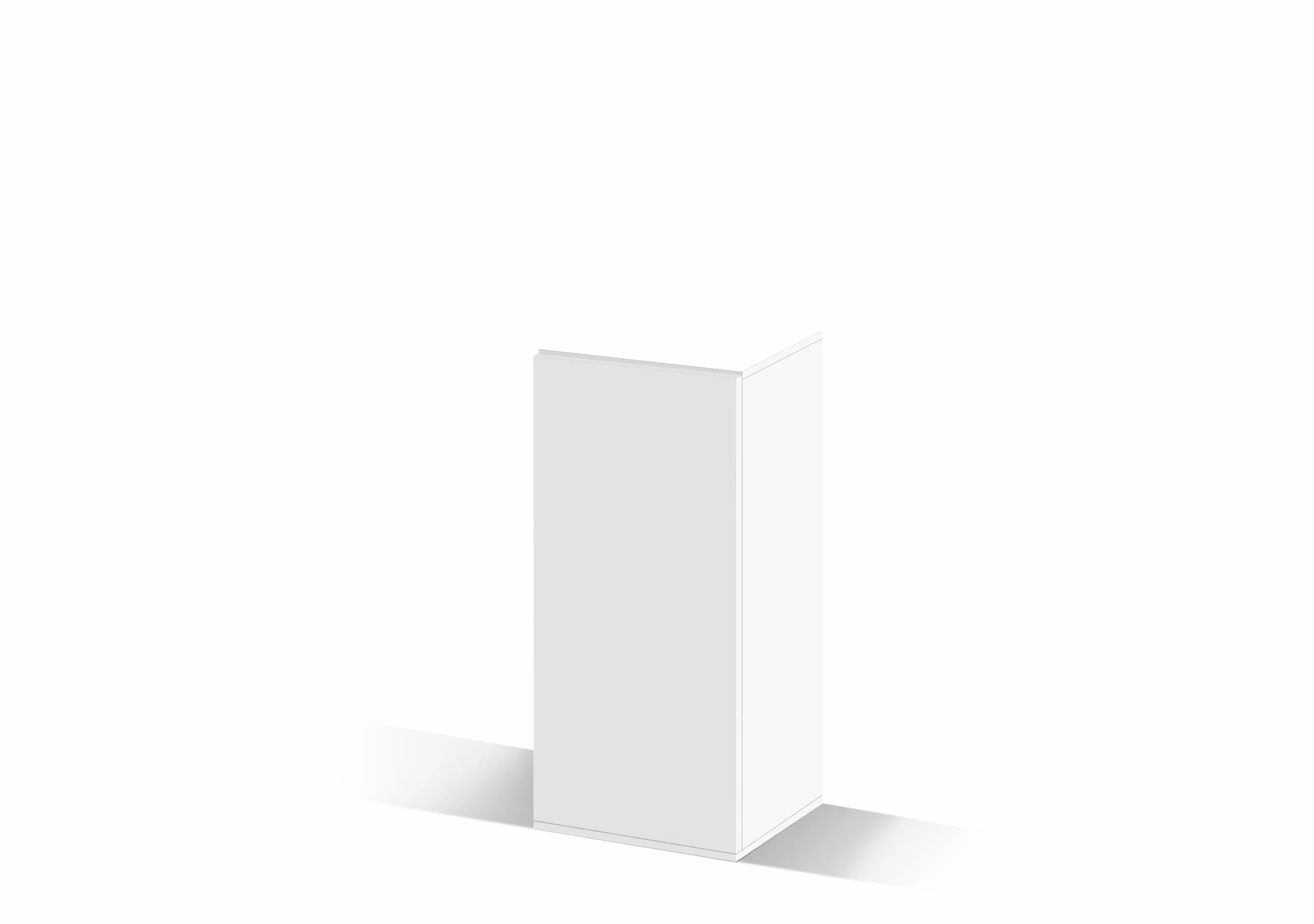 CIANO, Emotions Pro 40 Biała szafka do akwarium 95x40x40 cm drewniana - Stojak z 1 drzwiczkami i przegrodą do przechowywania, stół akwariowy dla ryb