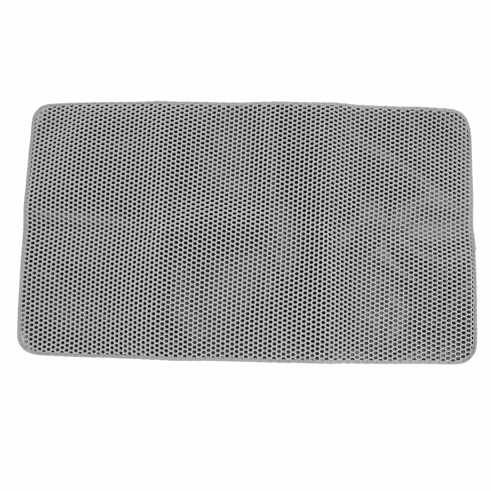 Jiawu Mata Pod kuwetę dla Kota, Trwała, Wodoodporna Mata do łapania żwirku dla Kotów, do Nauki Korzystania z Toalety Przez Koty (GREY)