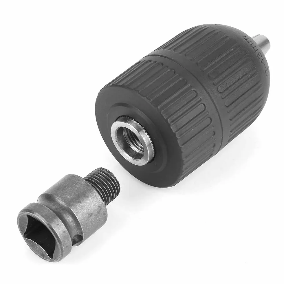 Uchwyt wiertarski, szybkozaciskowy uchwyt wiertarski 2-13 mm 1/2 "-20UNF z adapterem wiertarskim 1/2" do późniejszego montażu kluczy udarowych