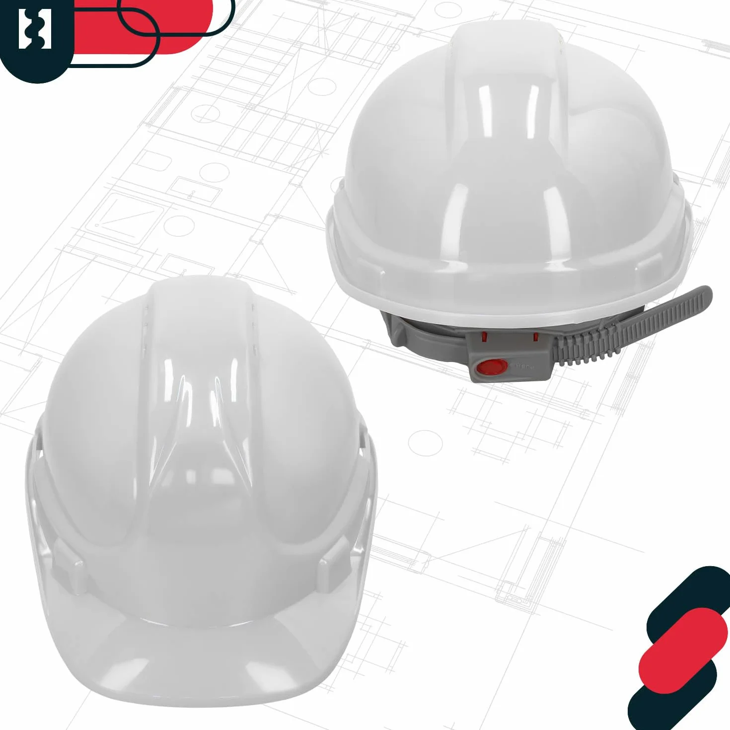 KOTARBAU® Regulowany kask ochronny Kolor