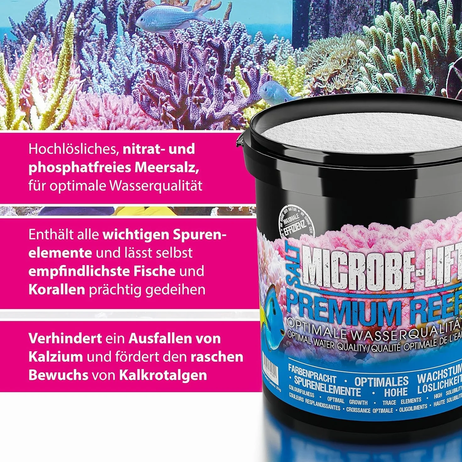 Microbe-Lift Sól Rafowa Premium do Akwarium, 10kg