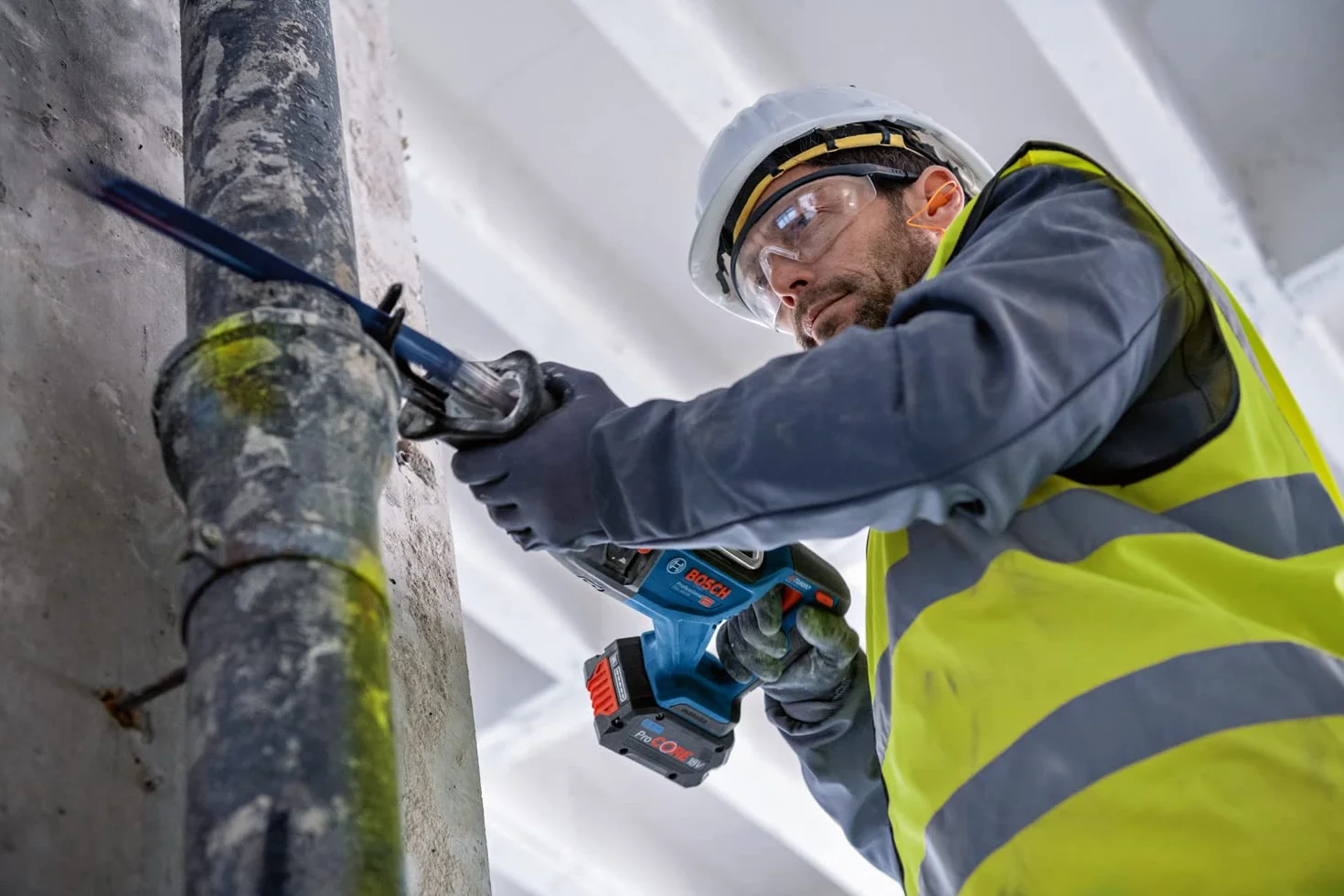 Bosch Professional Combo Kit GSB 18V-110 C + GKS 18V-68 GC + GSA 18V-28 (w zestawie 1 x akumulator ProCORE 4.0Ah, 2x akumulator ProCORE 5,5Ah, ładowarka GAL 1880 CV)