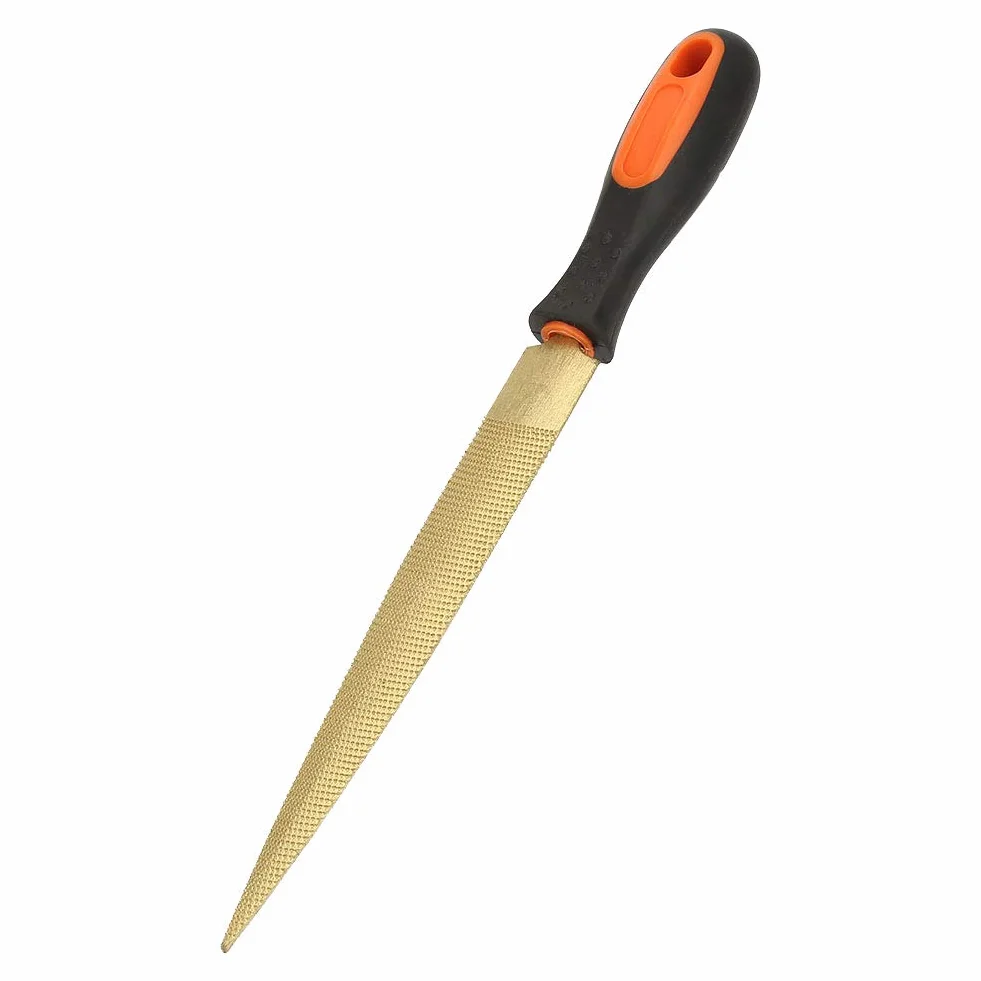 Tarnik do Drewna Pilnik do Obróbki Drewna Stal Węglowa do Obróbki Drewna Złoty Dwustronny Pilnik do Twardego Drewna Ręczny nóż Woodg Tool Drobne Zęby (8 cali)