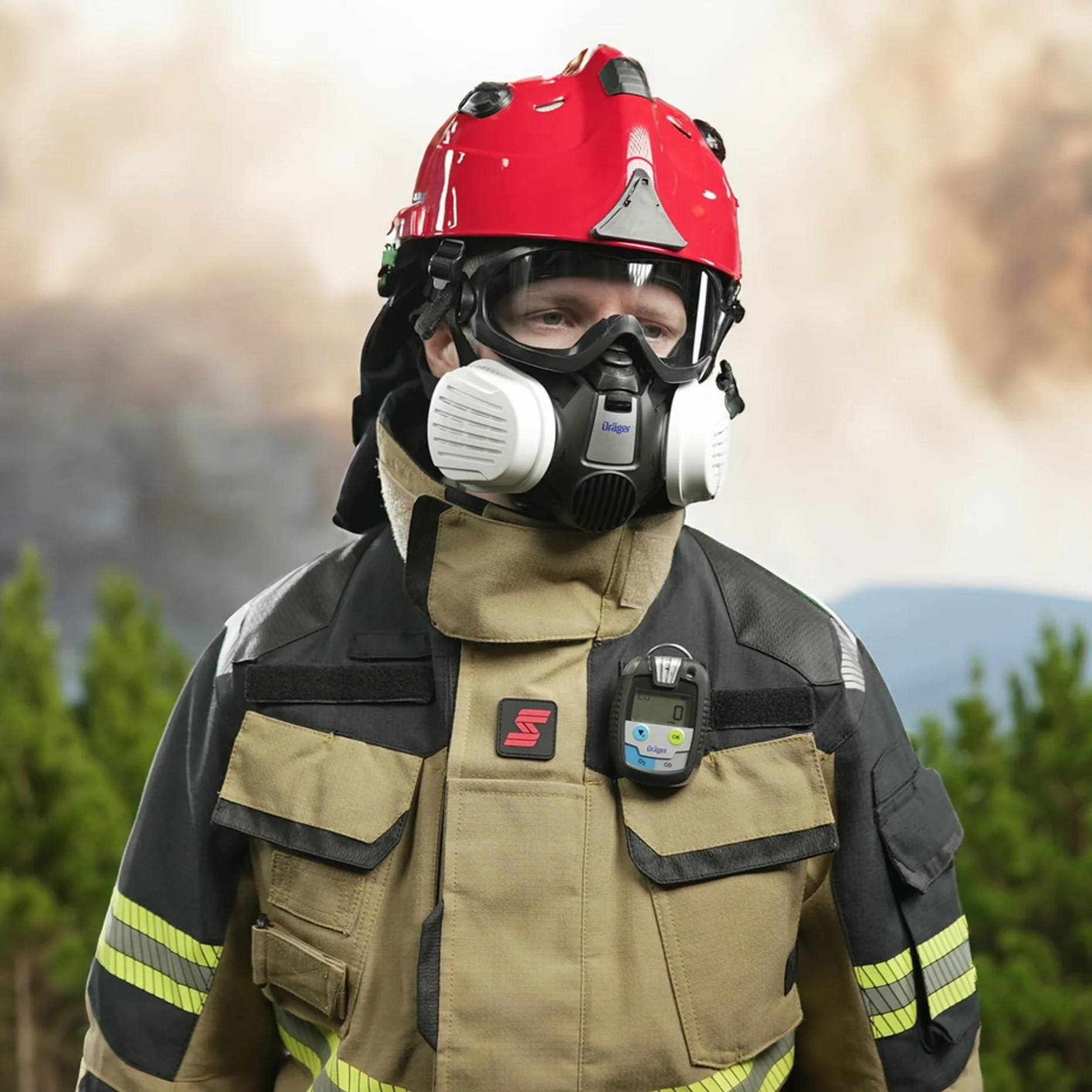 Dräger X-pect 4200 okulary ochronne pełnoekranowe poliwęglanowe czarne