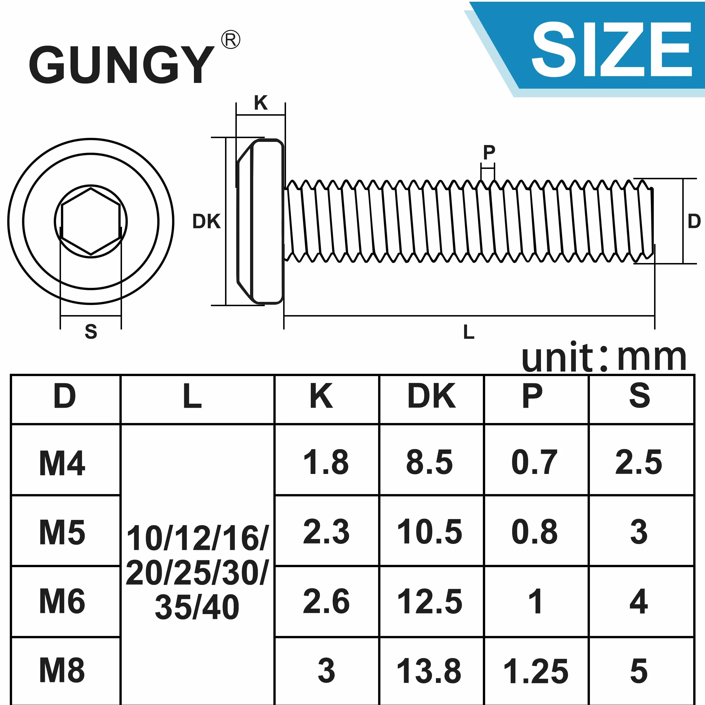 25 szt. Śruba z łbem płaskim z łbem sześciokątnym M5 x 12 mm pełny gwint ze stali nierdzewnej A2 z kluczem Allen do mebli DIY Naprawa