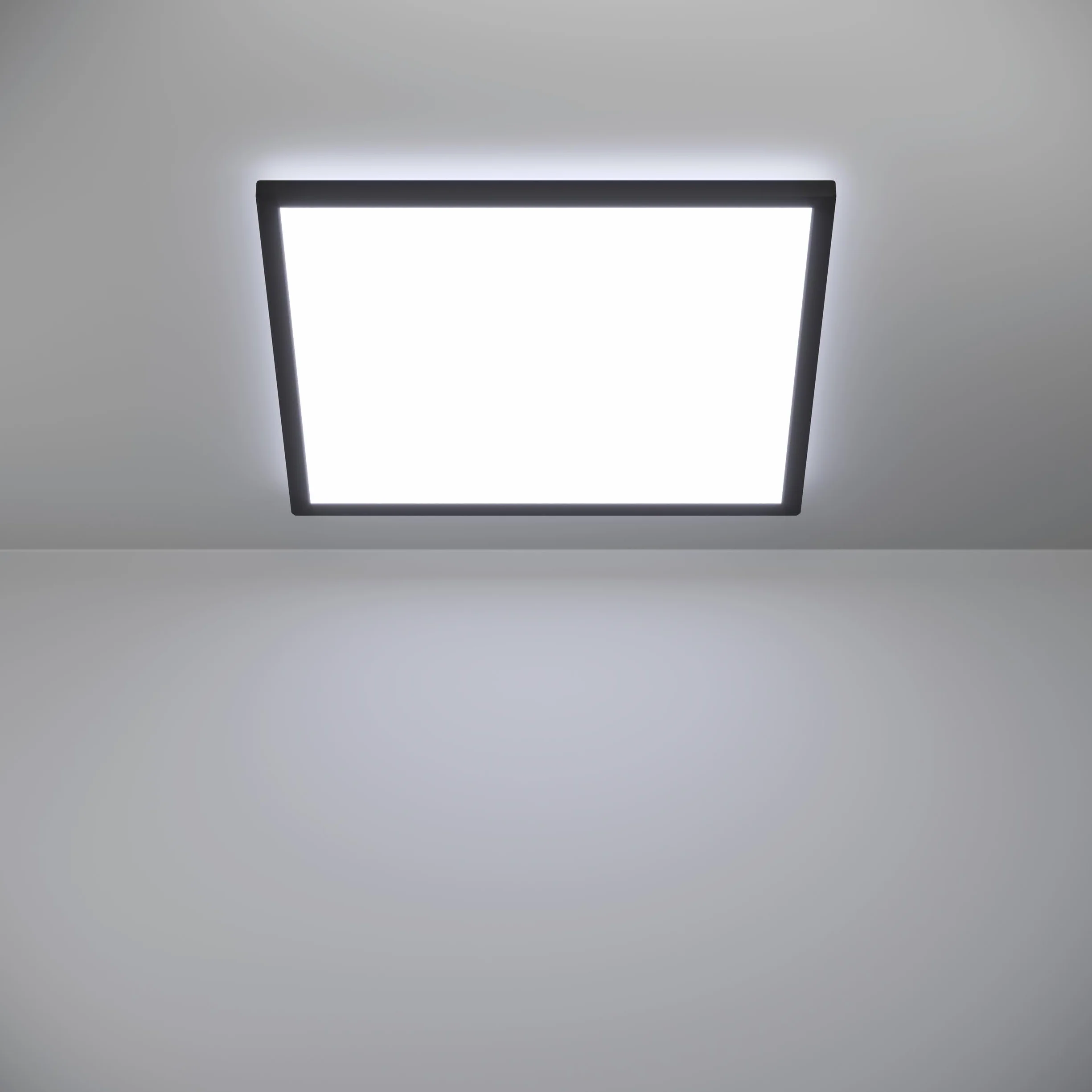 Eglo Rovito Lampa Sufitowa LED IP44 50x50 cm Czarno-Biała