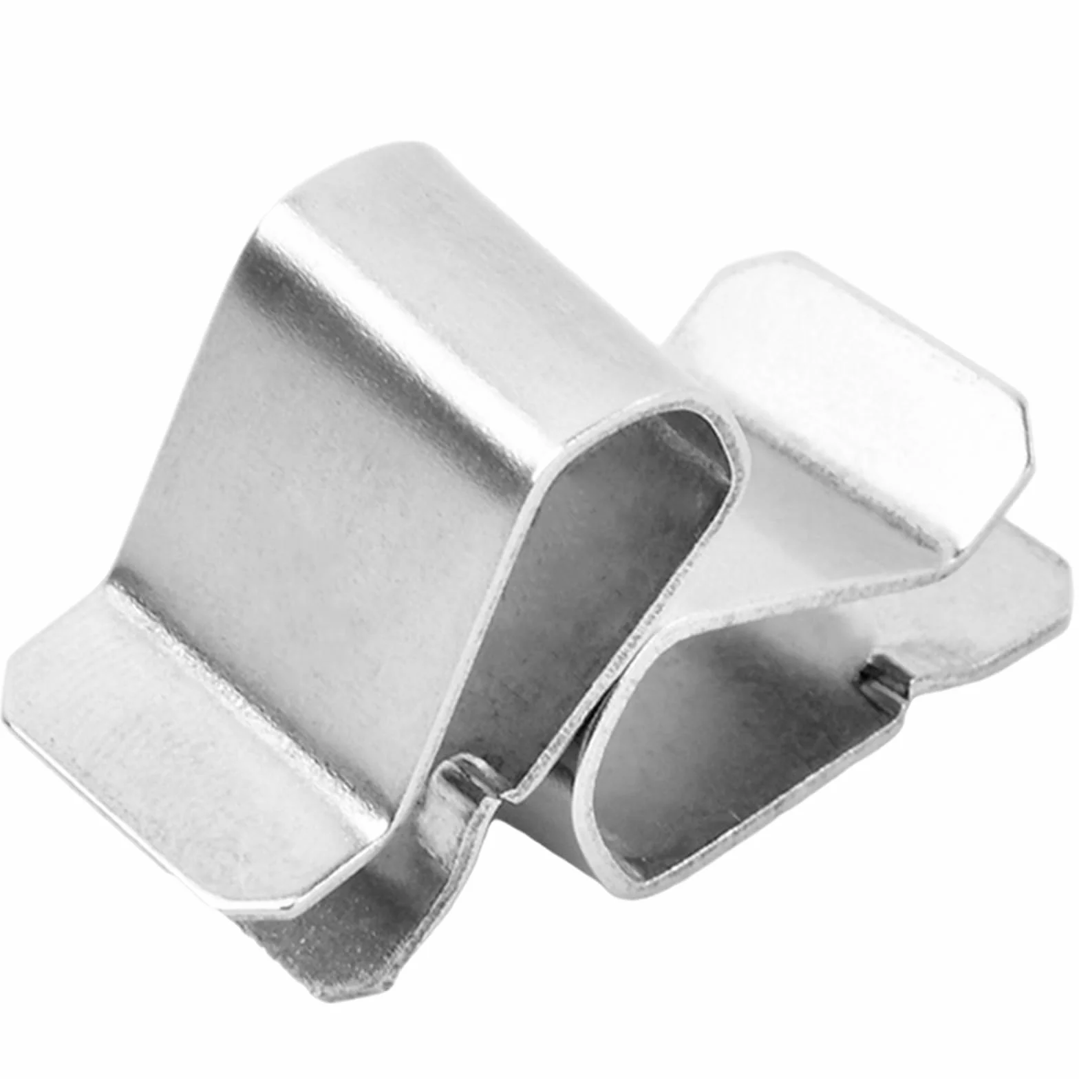 25 szt. U-Clip ze stali nierdzewnej, kołnierz wydechowy, metalowy klips, srebrny klips sprężynowy 21,4 mm x 12 mm