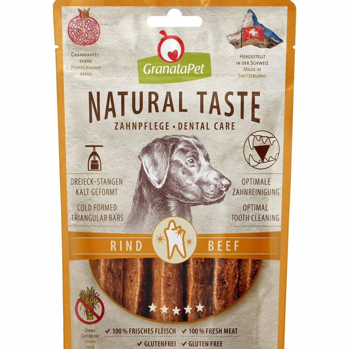 Granatapet Natural Taste Przekąska dla Psów, Wołowina, 70 g