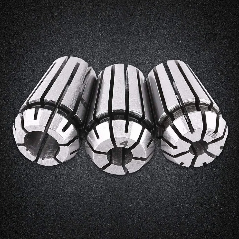 3 szt. 1/8 ''(3.175mm) ER11 precyzyjna tuleja zaciskowa CNC, narzędzie uchwytowe tokarki frezarskiej 4mm 6mm, pasuje do grawerki do pracy