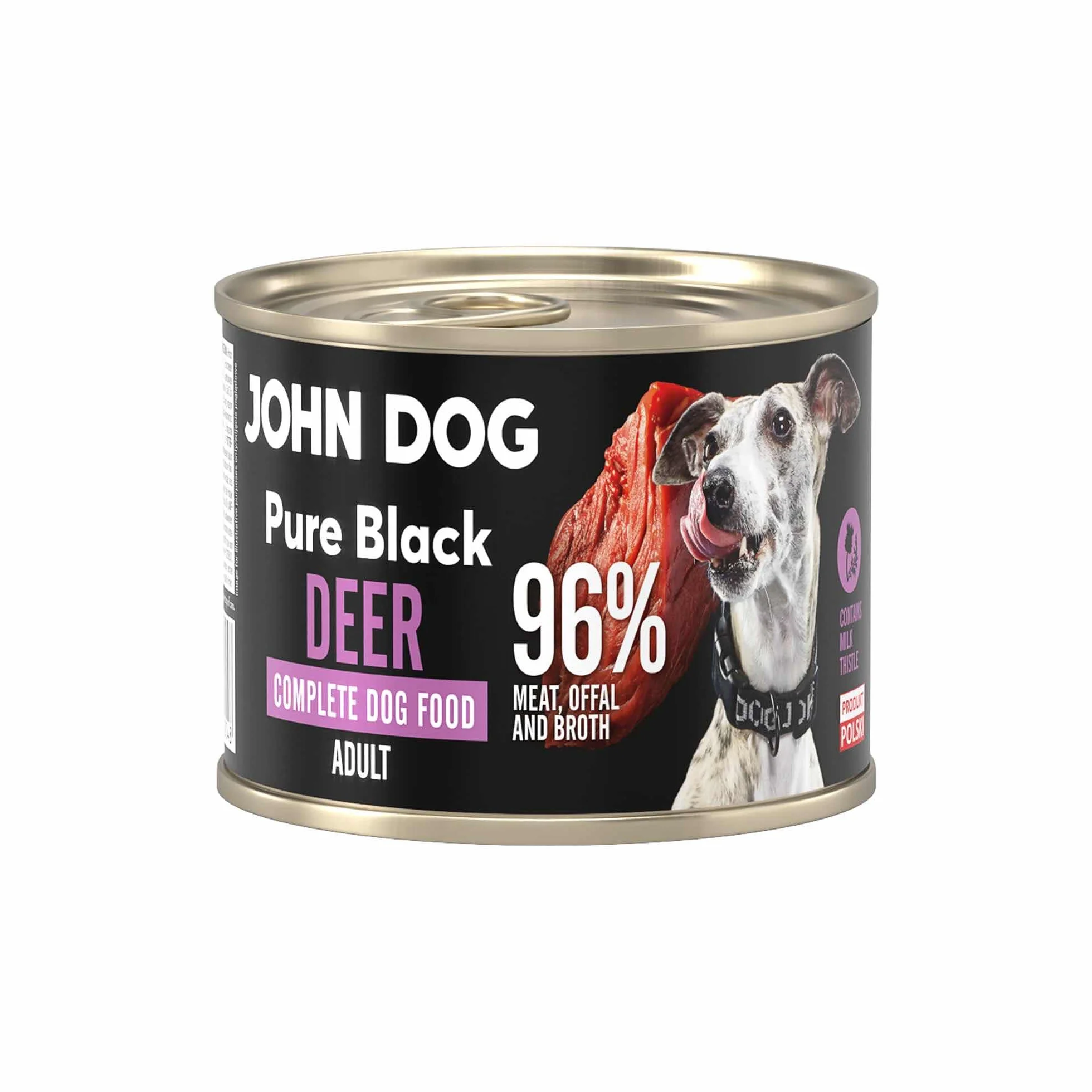 JOHN DOG KARMA MOKRA PURE BLACK DOROSŁY JELEŃ 200g