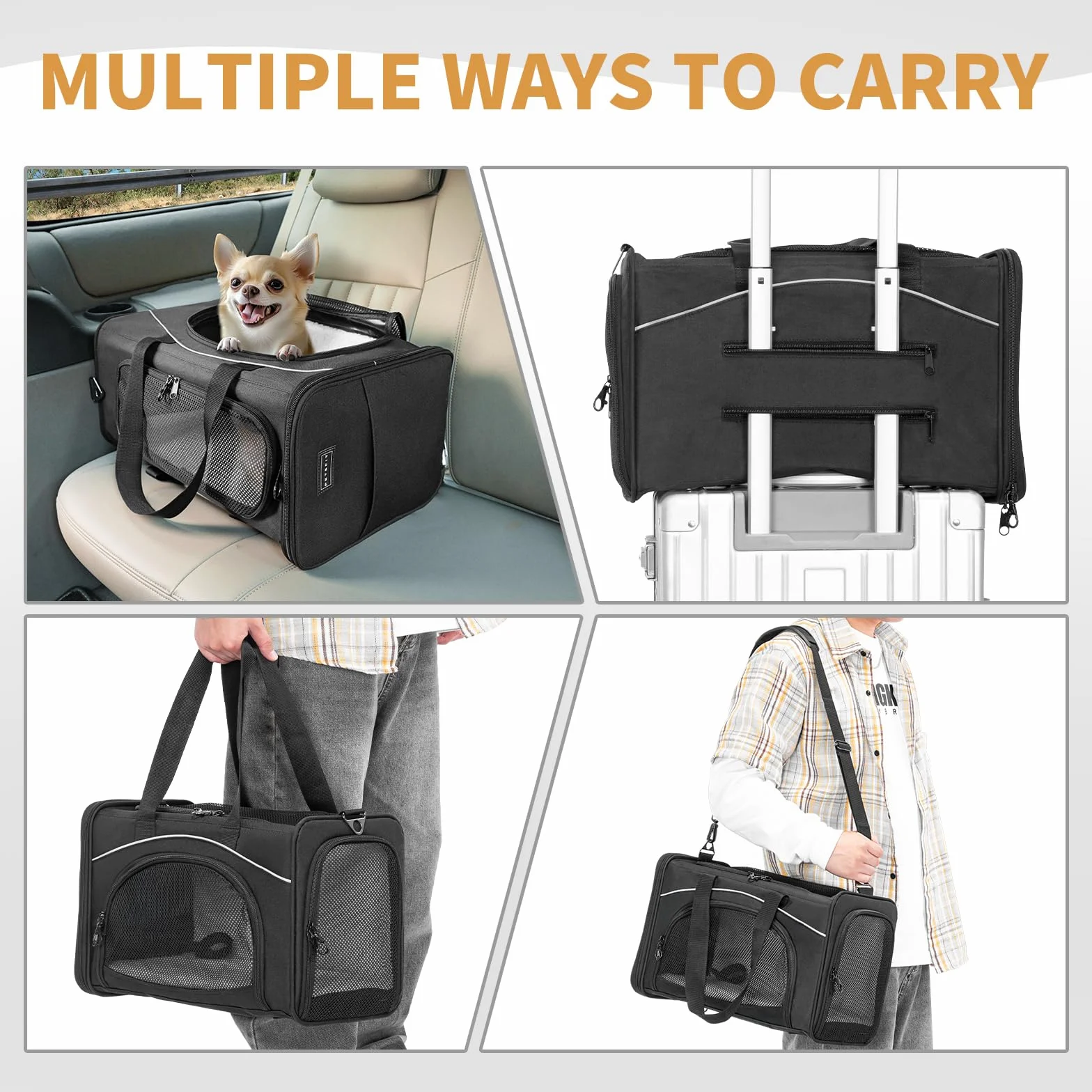 Petsfit torba transportowa dla kota i psa zatwierdzona do lotu
