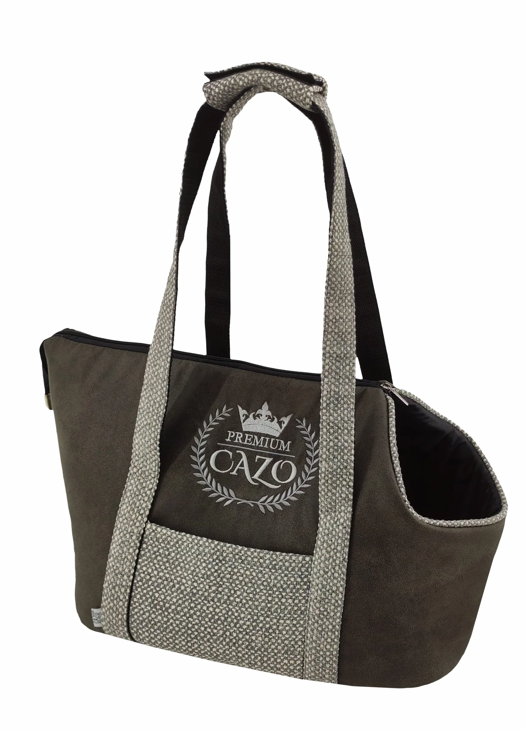 Torba transportowa CAZO Premium 30 x 40 x 24 cm, kolor szary, elegancka, LPMG1001
