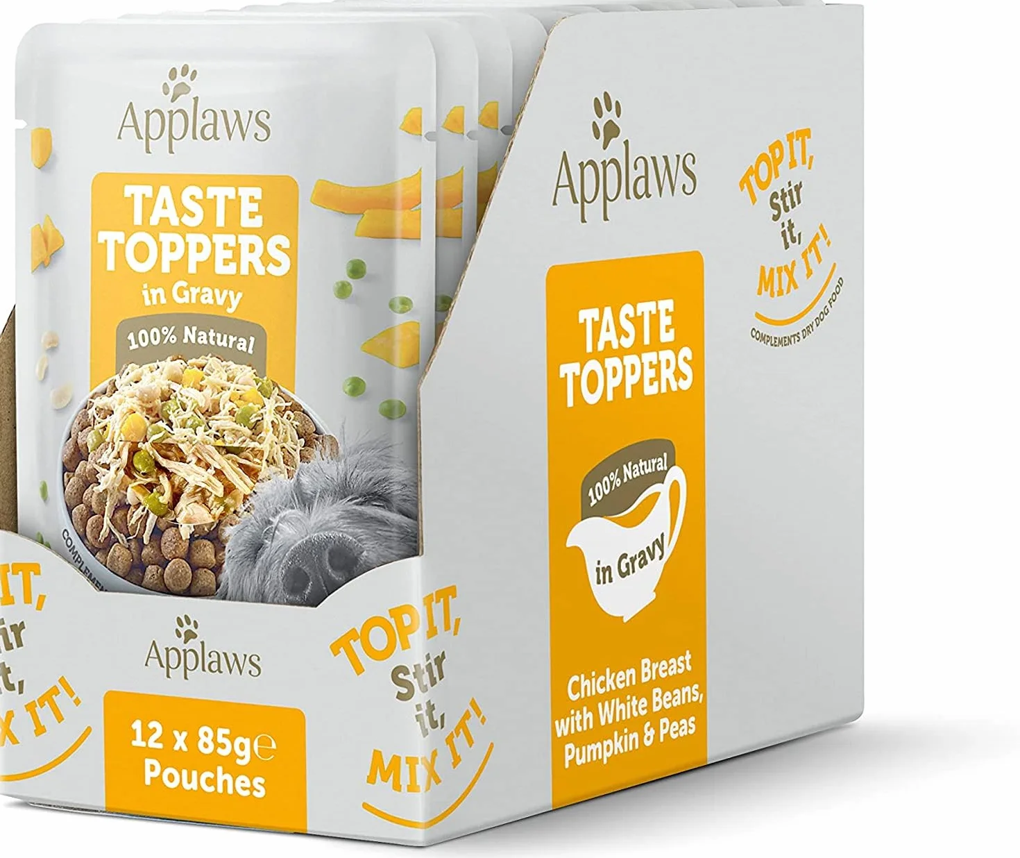 Applaws Premium Natural mokra karma dla psów kurczak bez zbóż z warzywami w sosie 12 x 85 g