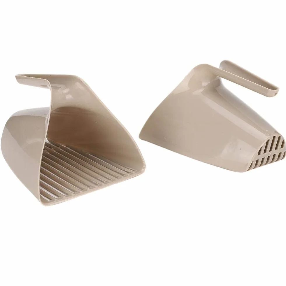 Łopata do żwirek dla kota plastikowa narzędzie do czyszczenia piasku z uchwytem 16 x 13 x 11 cm