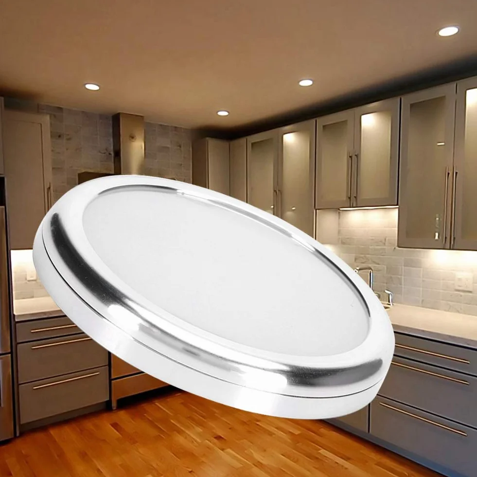 Oświetlenie Podszafkowe LED, Wysokiej Jakości Stop Aluminium, Wysoka jasność, 250 Lm, 12 V DC, 2,5 W, Ciepła Biel, Kąt Rozsyłu światła 120°, Prosty W Montażu, do Szafy, Szafki,