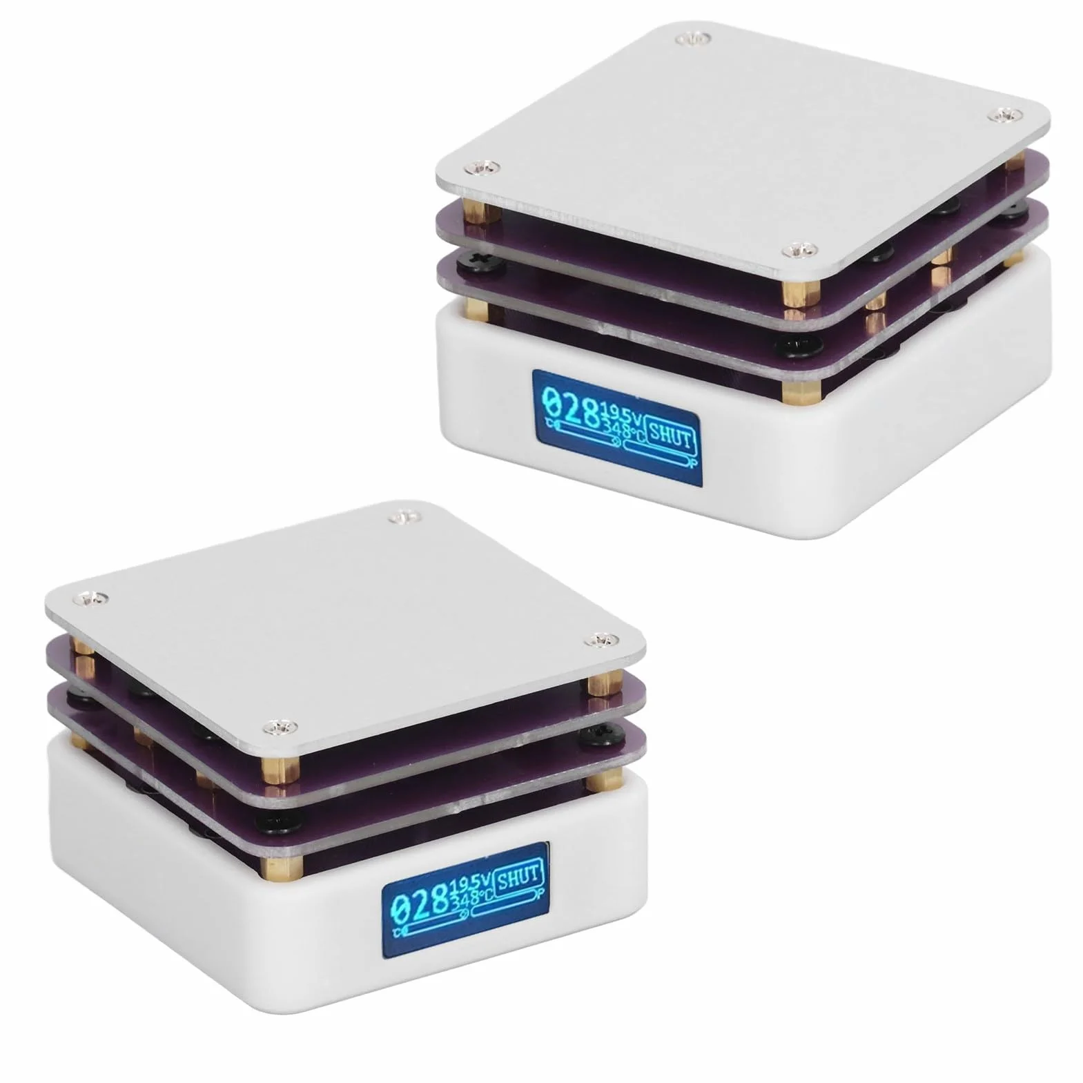 Płyta grzewcza do lutowania, stacja do lutowania płyt grzewczych, mini elektryczna płyta grzewcza, stacja spawalnicza z ekranem LED, do naprawy elektronicznej i laboratorium dla majsterkowiczów