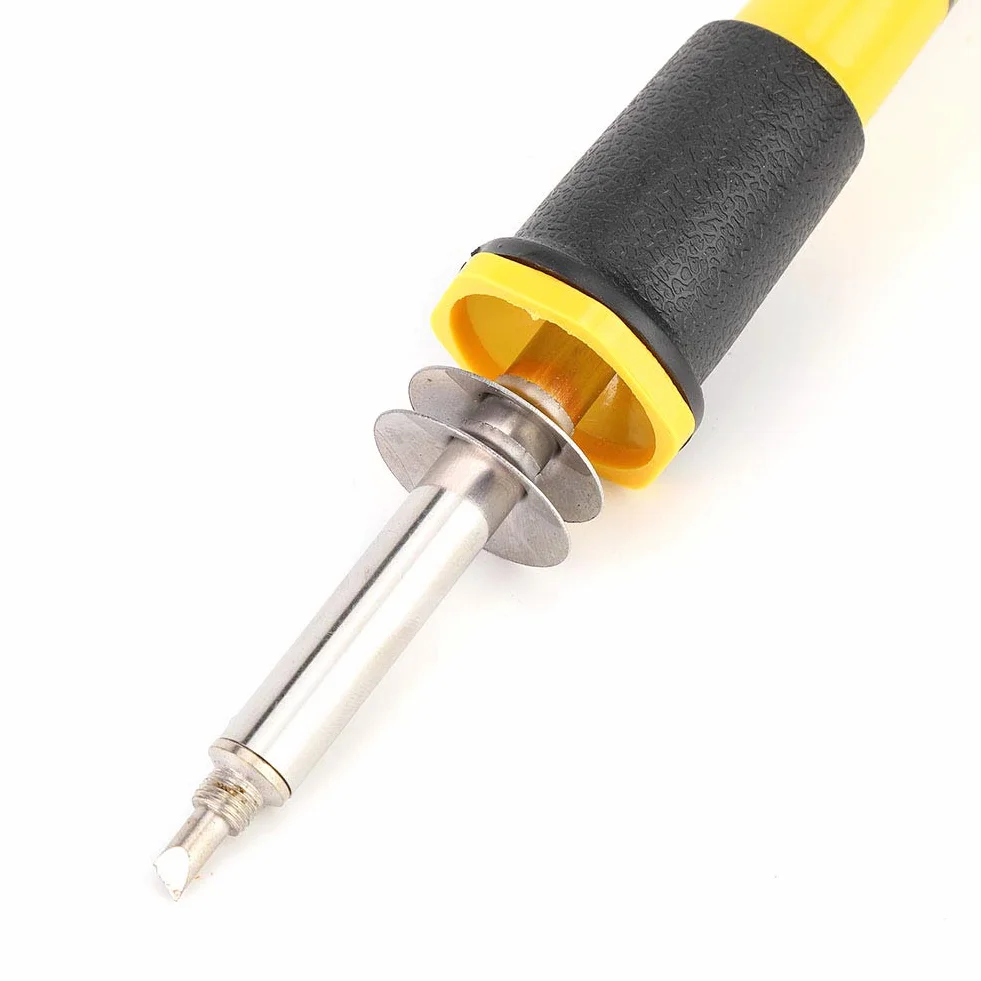 Hyuduo Elektryczny Drewno Pirografia Pirografia Narzędzie do Spalania Drewna 40W 400 ℃ z 5 Lutowymi Końcówkami do Skórzanego Drewna Ergonomicznego Gumowego Uchwytu