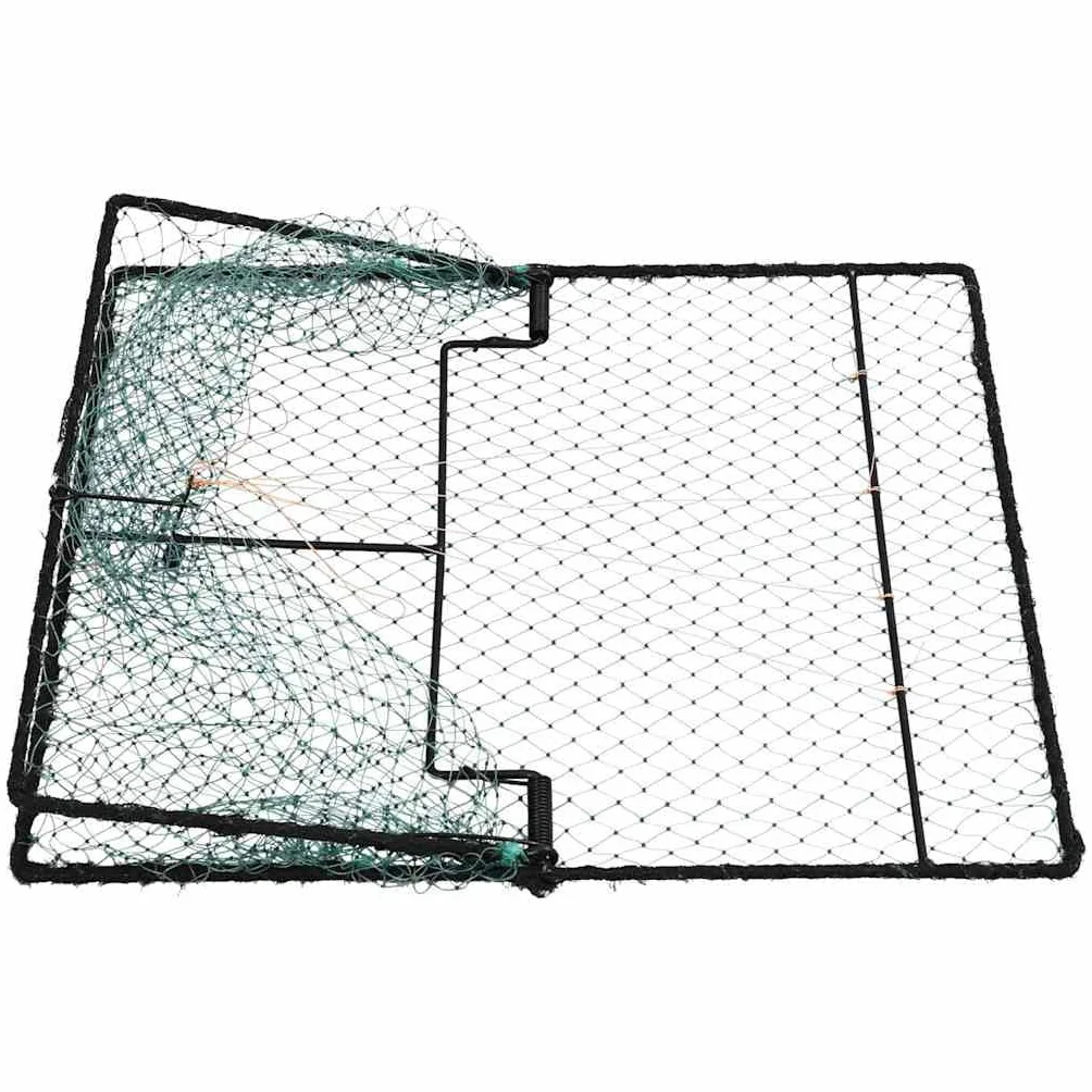 Zielona pułapka na ptaki z polietylenu, 50 x 60 x 1,9 cm, składana, do użytku na zewnątrz, stabilna skrzynka do przechowywania ptaków z szacunkiem
